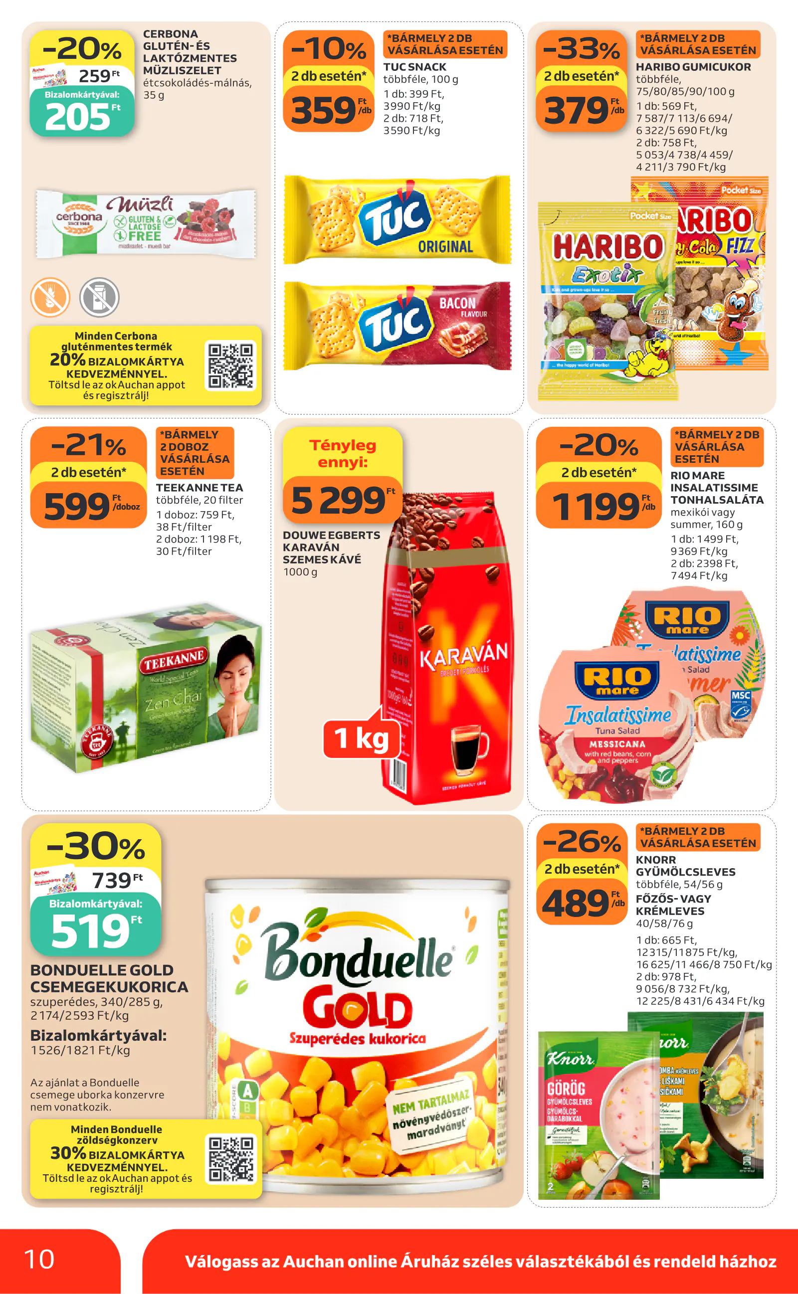 Auchan heti Szupermarket ajánlataink, 10. oldal (okt. 8–14.)
