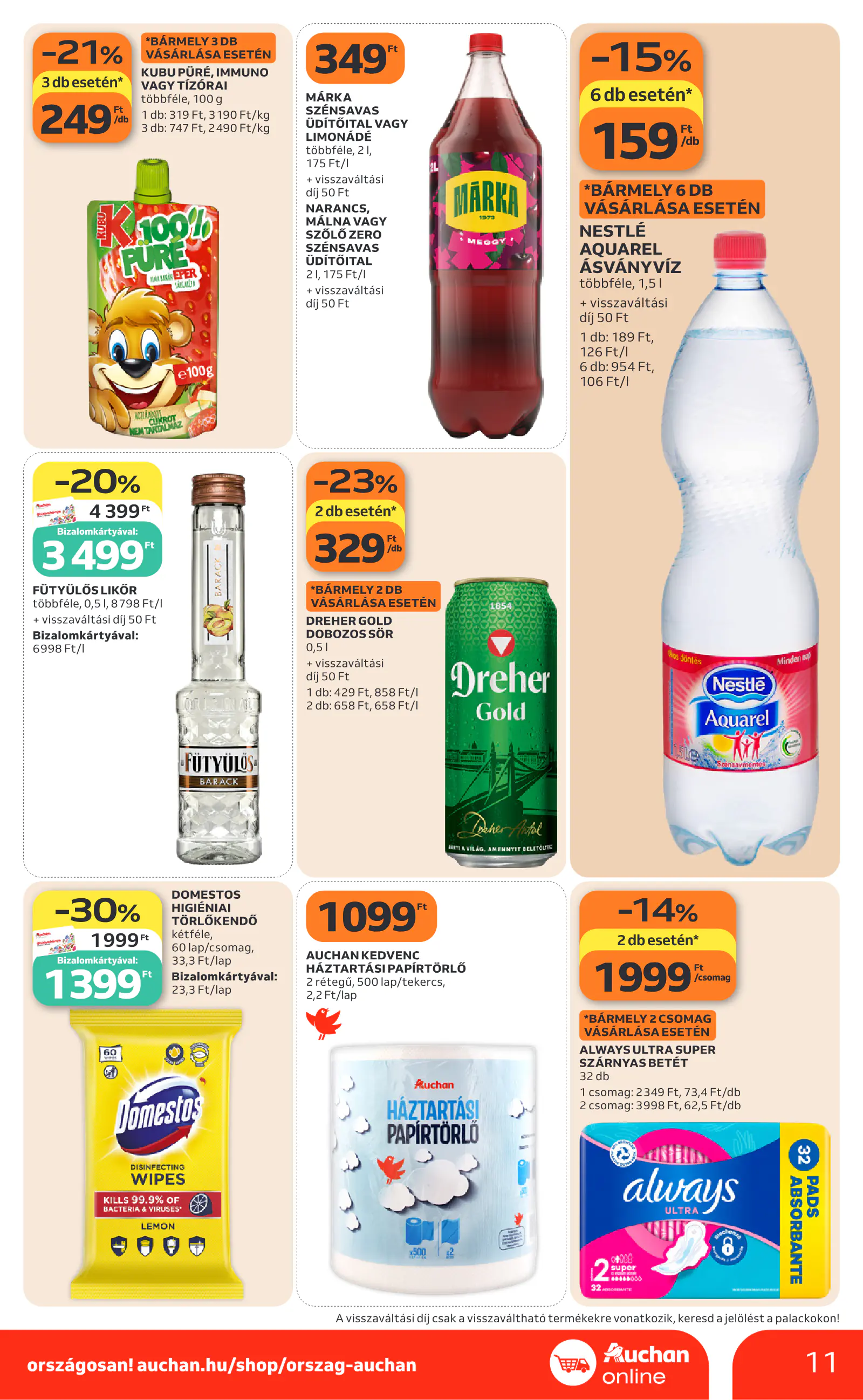 Auchan heti Szupermarket ajánlataink, 11. oldal (okt. 8–14.)