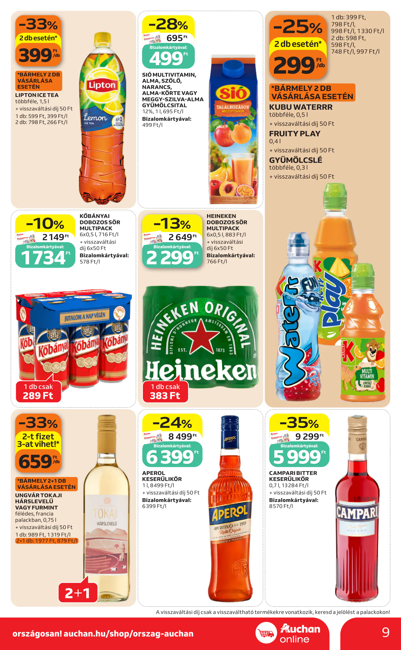 Auchan heti Szupermarket ajánlataink, 9. oldal (okt. 15–21.)