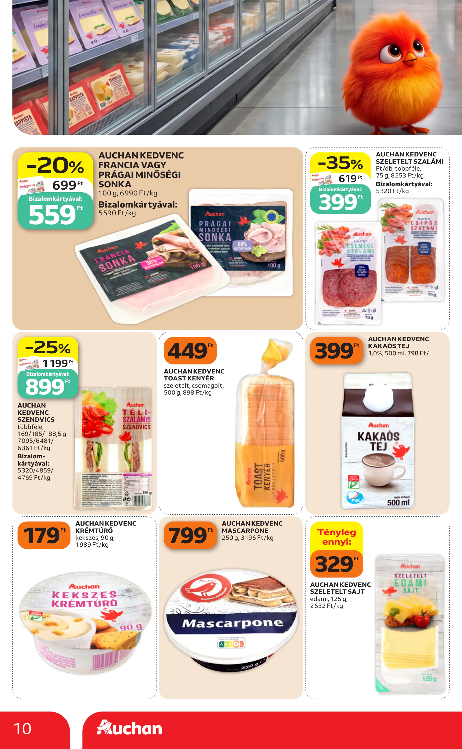 Auchan heti Szupermarket ajánlataink, 10. oldal (okt. 15–21.)