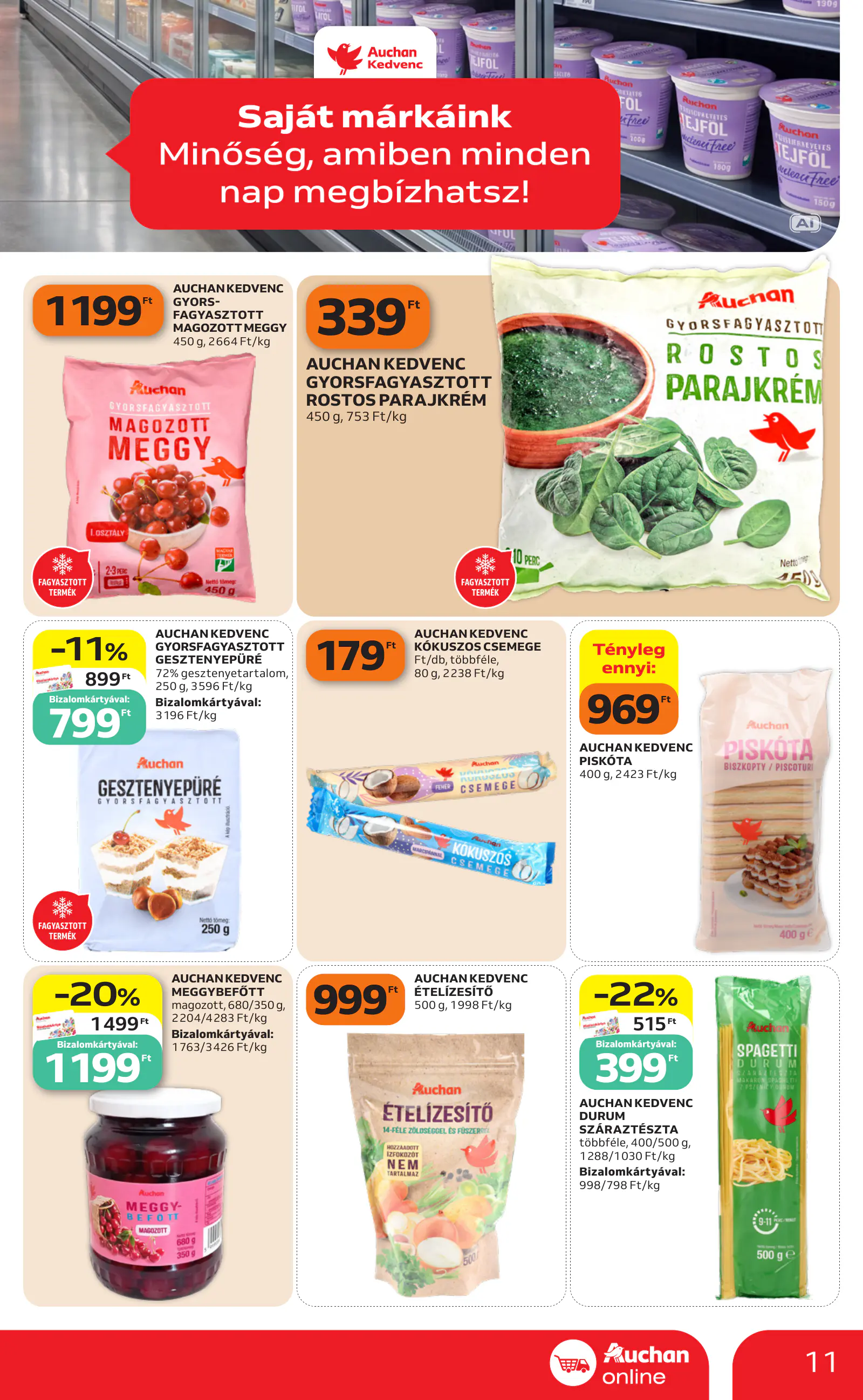 Auchan heti Szupermarket ajánlataink, 11. oldal (okt. 15–21.)