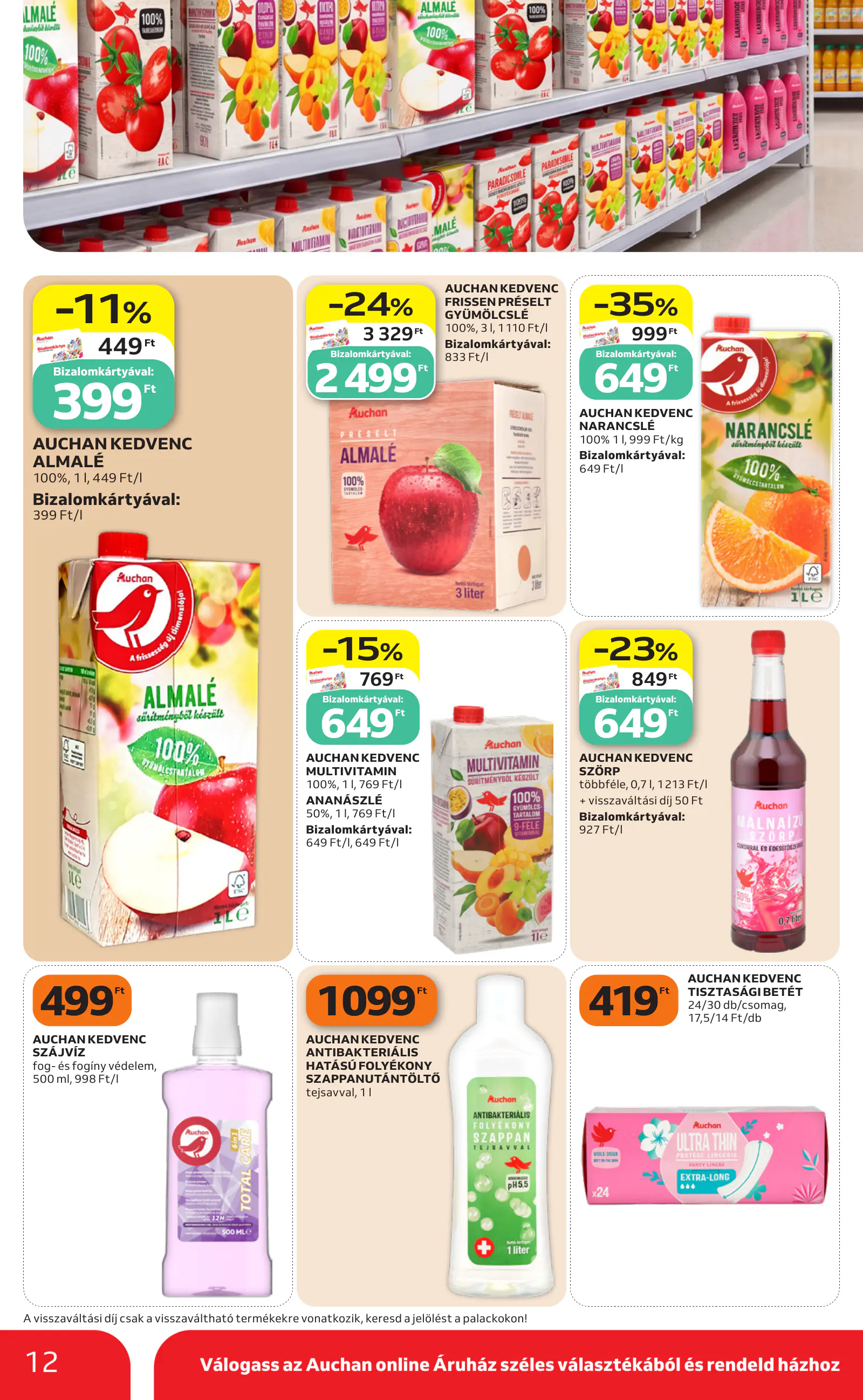 Auchan heti Szupermarket ajánlataink, 12. oldal (okt. 15–21.)