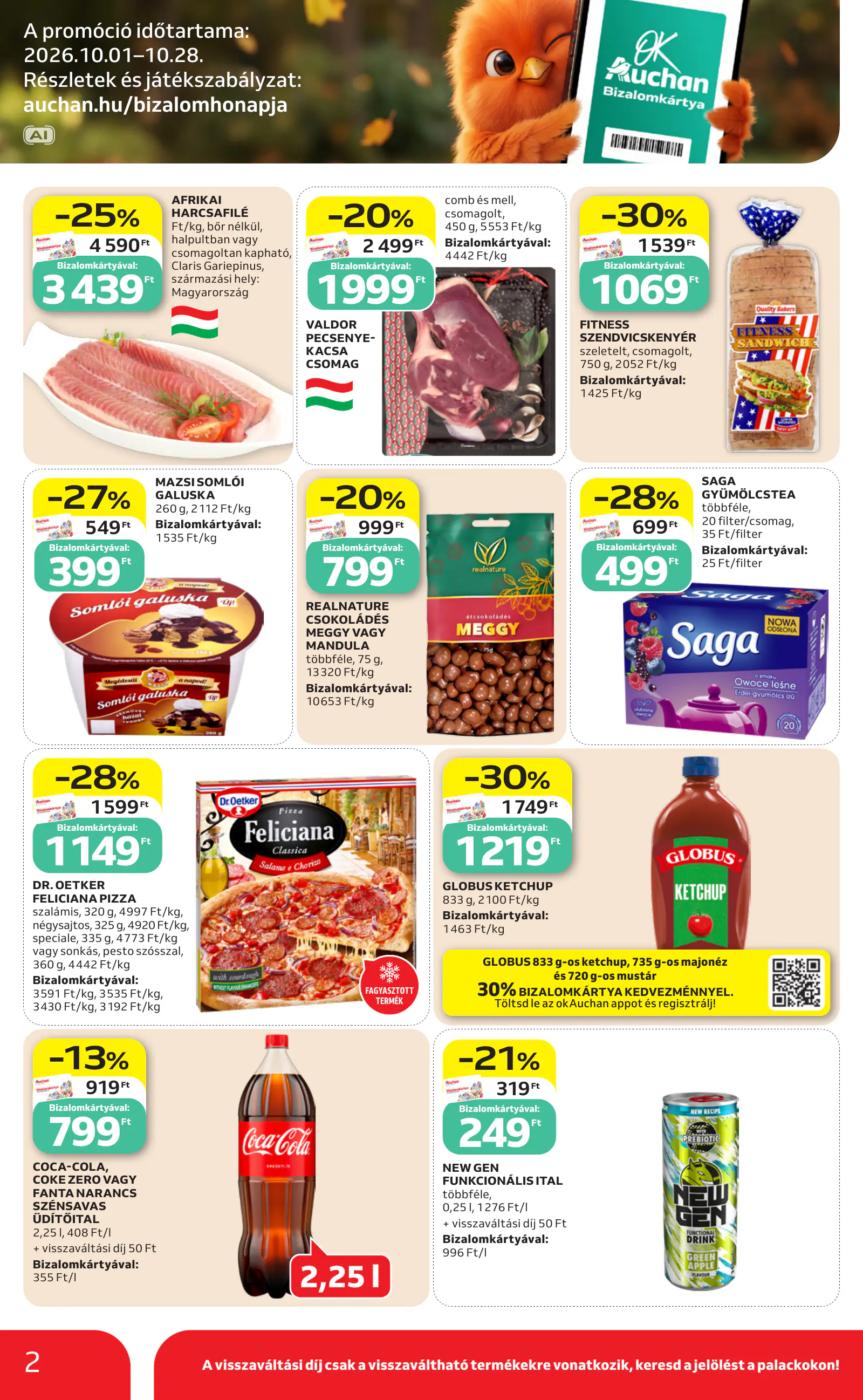 Auchan heti Szupermarket ajánlataink, 2. oldal (okt. 22–28.)