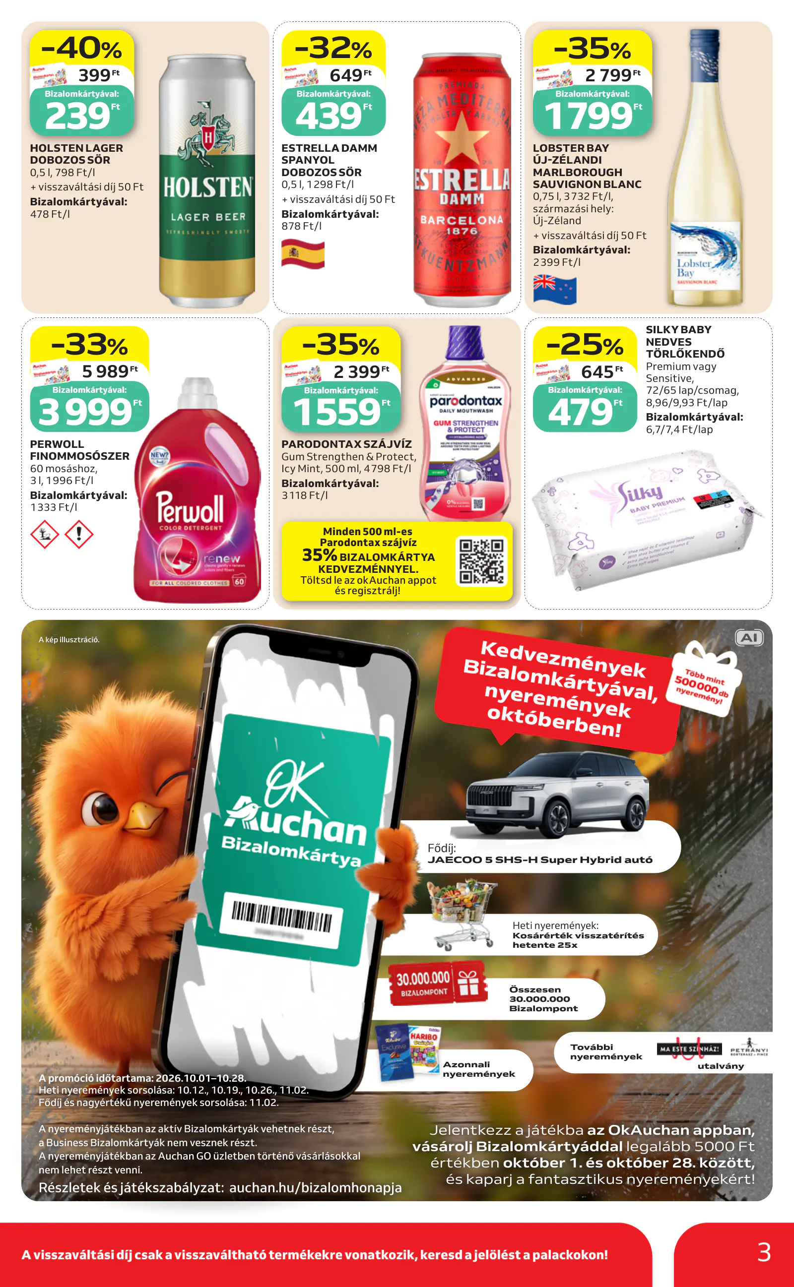 Auchan heti Szupermarket ajánlataink, 3. oldal (okt. 22–28.)