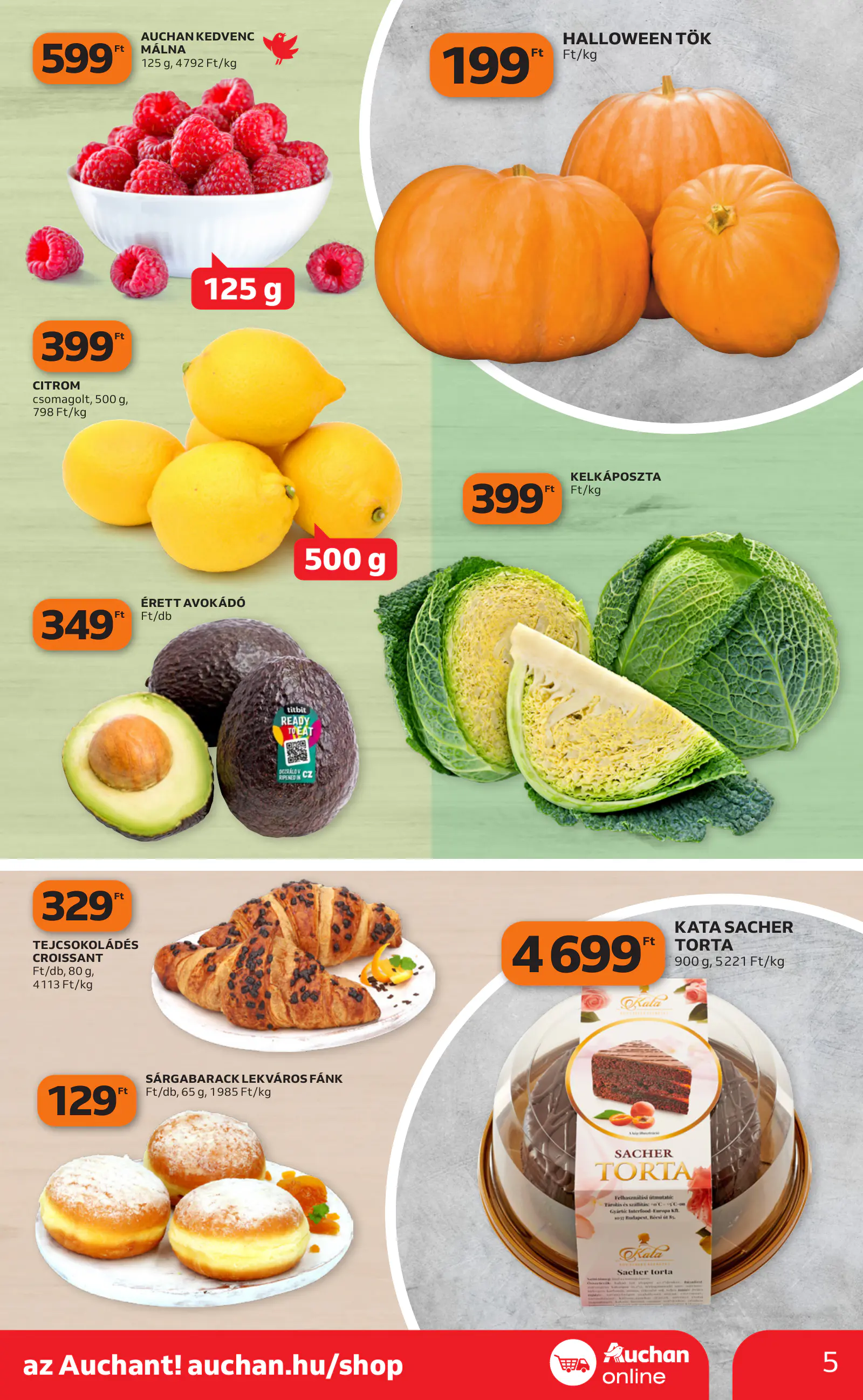 Auchan heti Szupermarket ajánlataink, 5. oldal (okt. 22–28.)