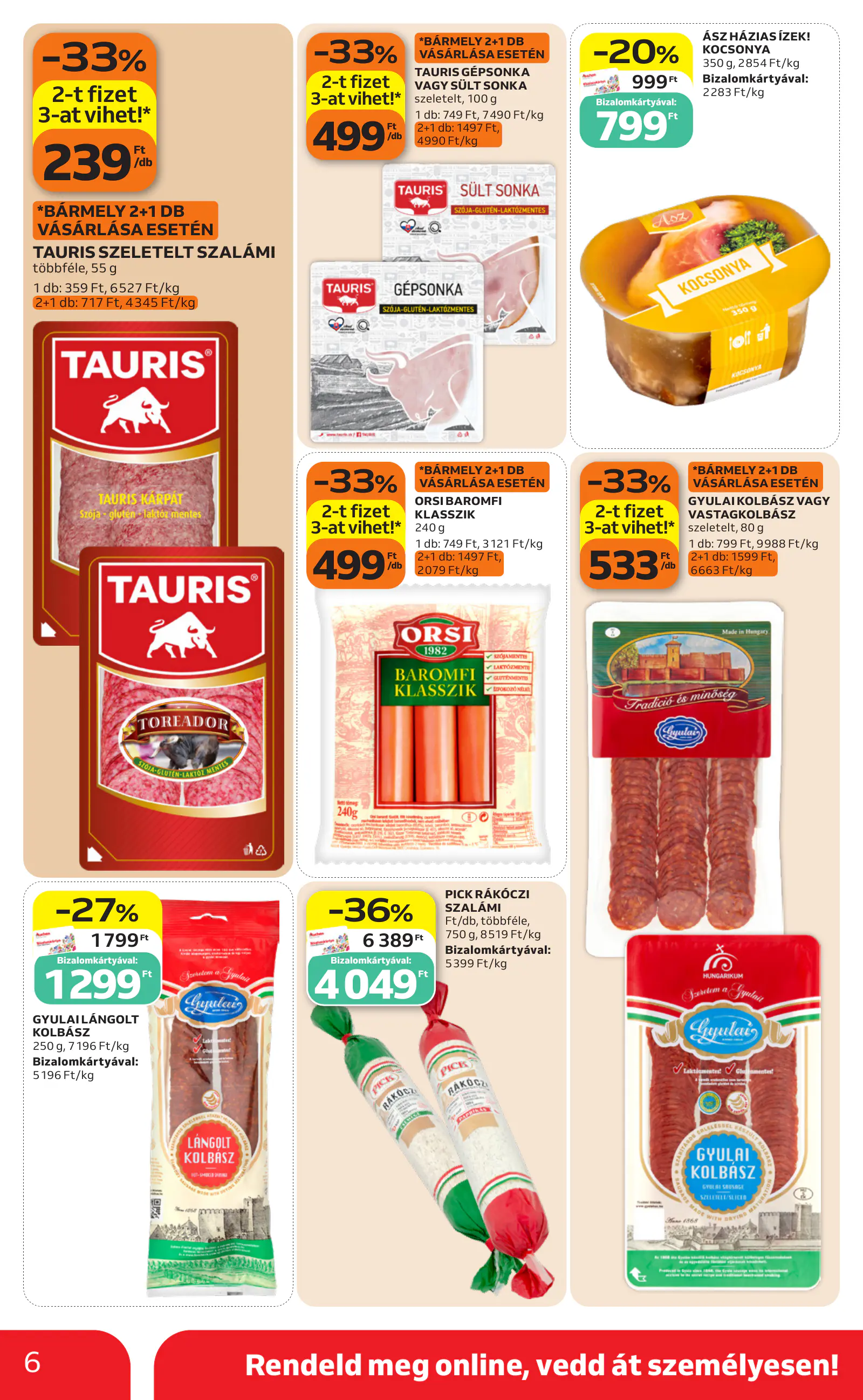 Auchan heti Szupermarket ajánlataink, 6. oldal (okt. 22–28.)