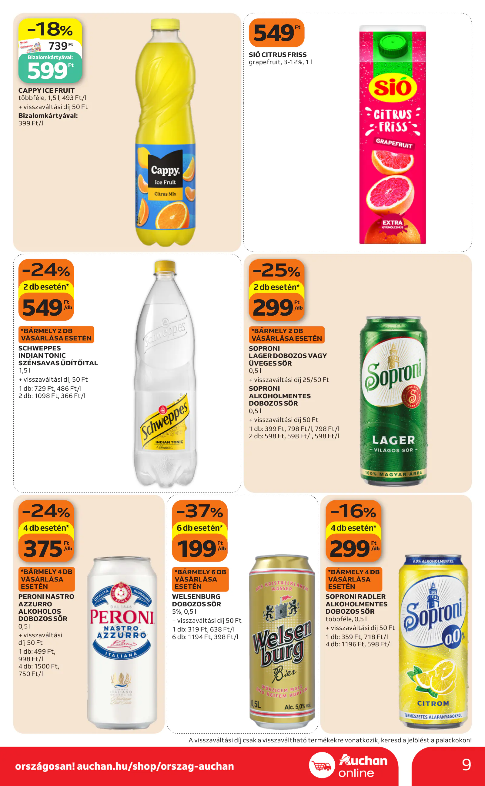Auchan heti Szupermarket ajánlataink, 9. oldal (okt. 22–28.)