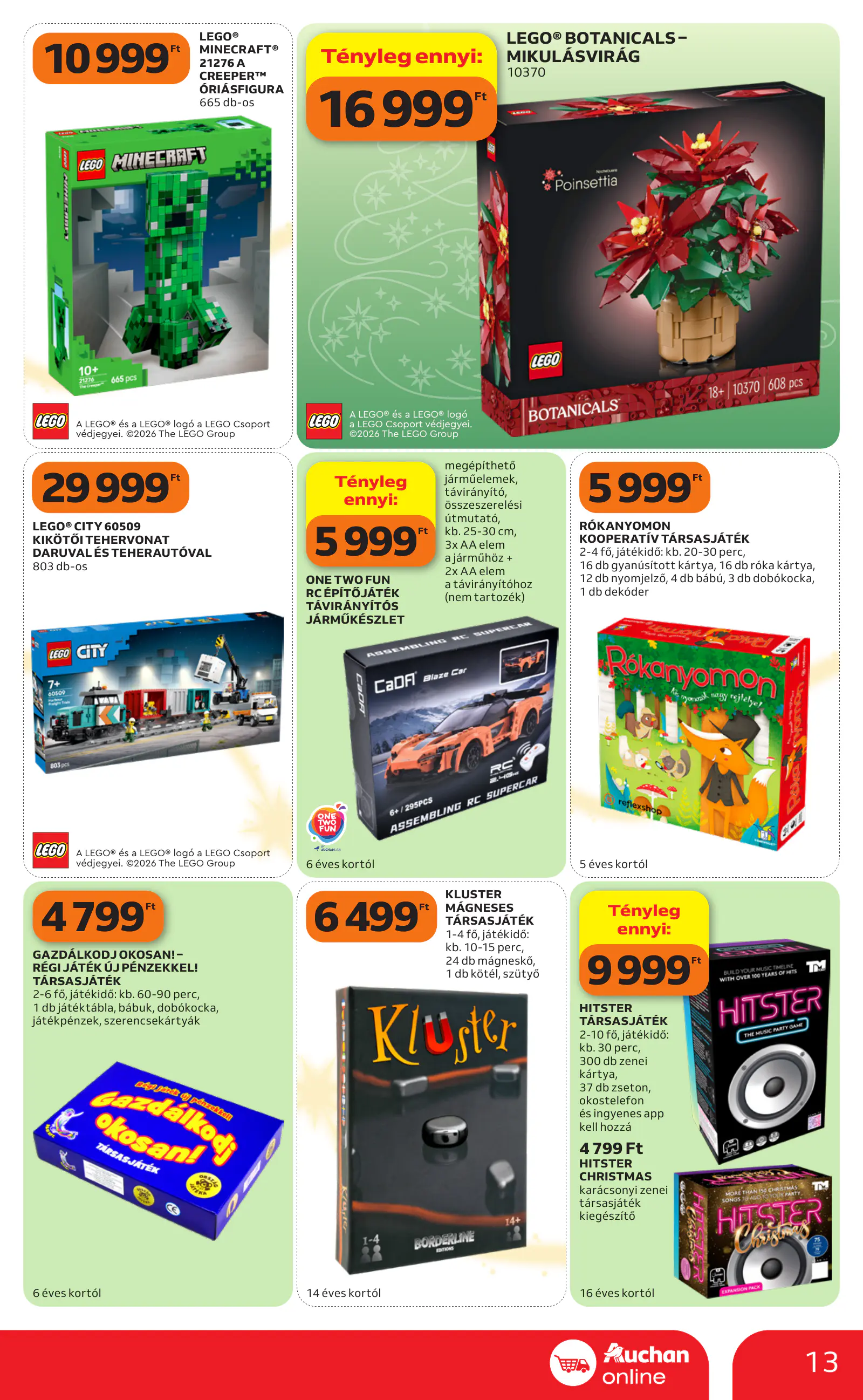 Auchan heti Szupermarket ajánlataink, 13. oldal (okt. 22–28.)