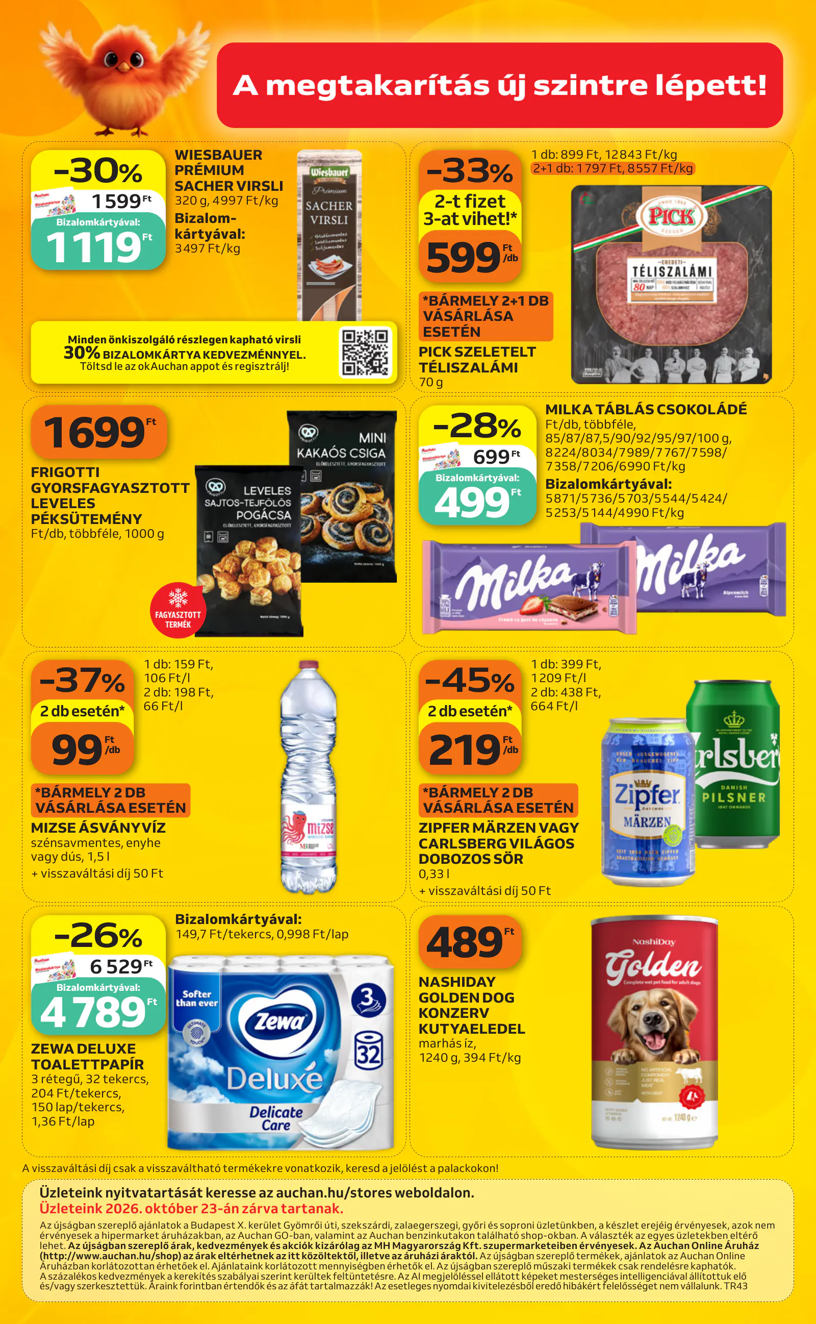 Auchan heti Szupermarket ajánlataink, 16. oldal (okt. 22–28.)