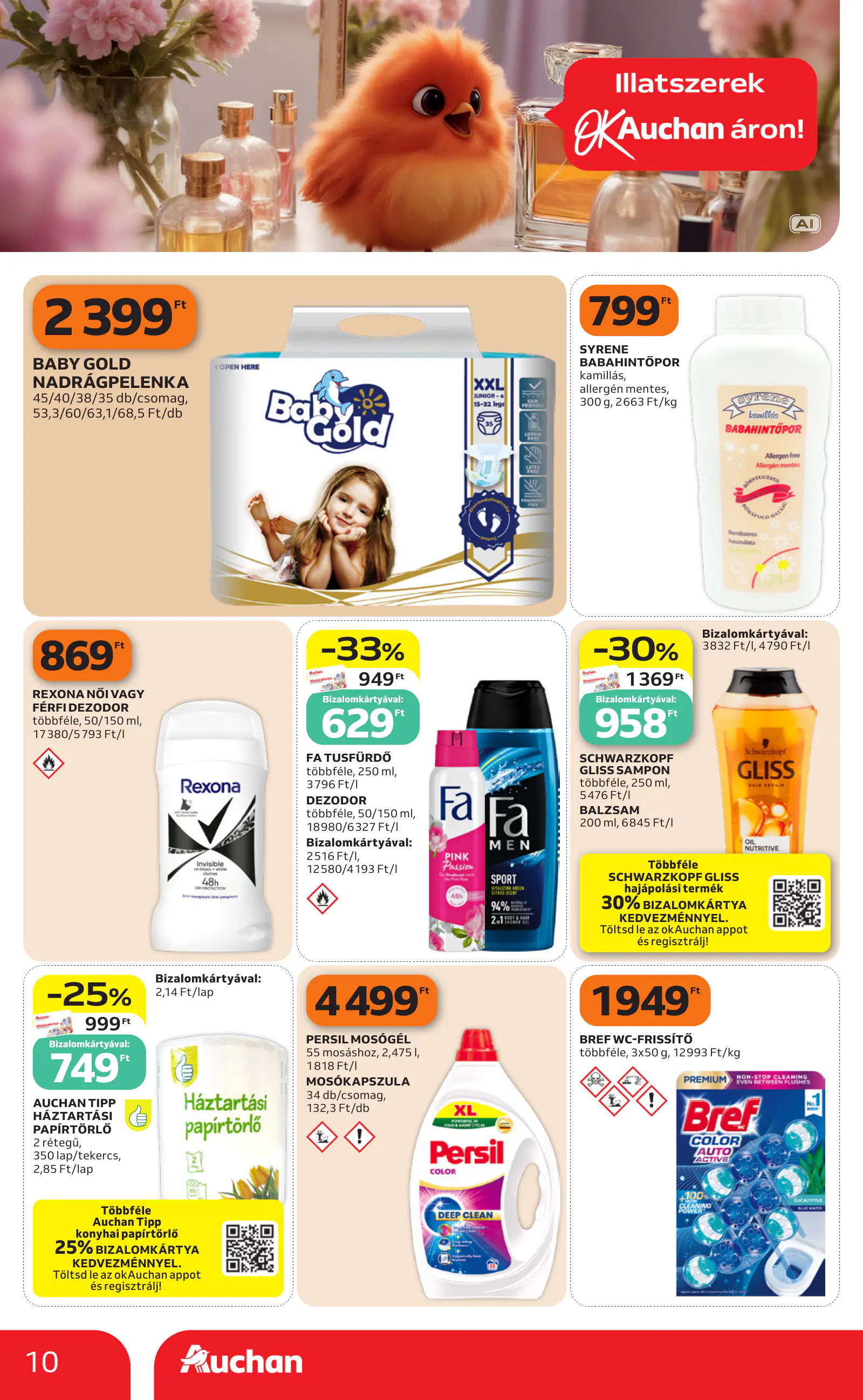 Auchan heti Szupermarket ajánlataink, 10. oldal (okt. 29. – nov. 4.)