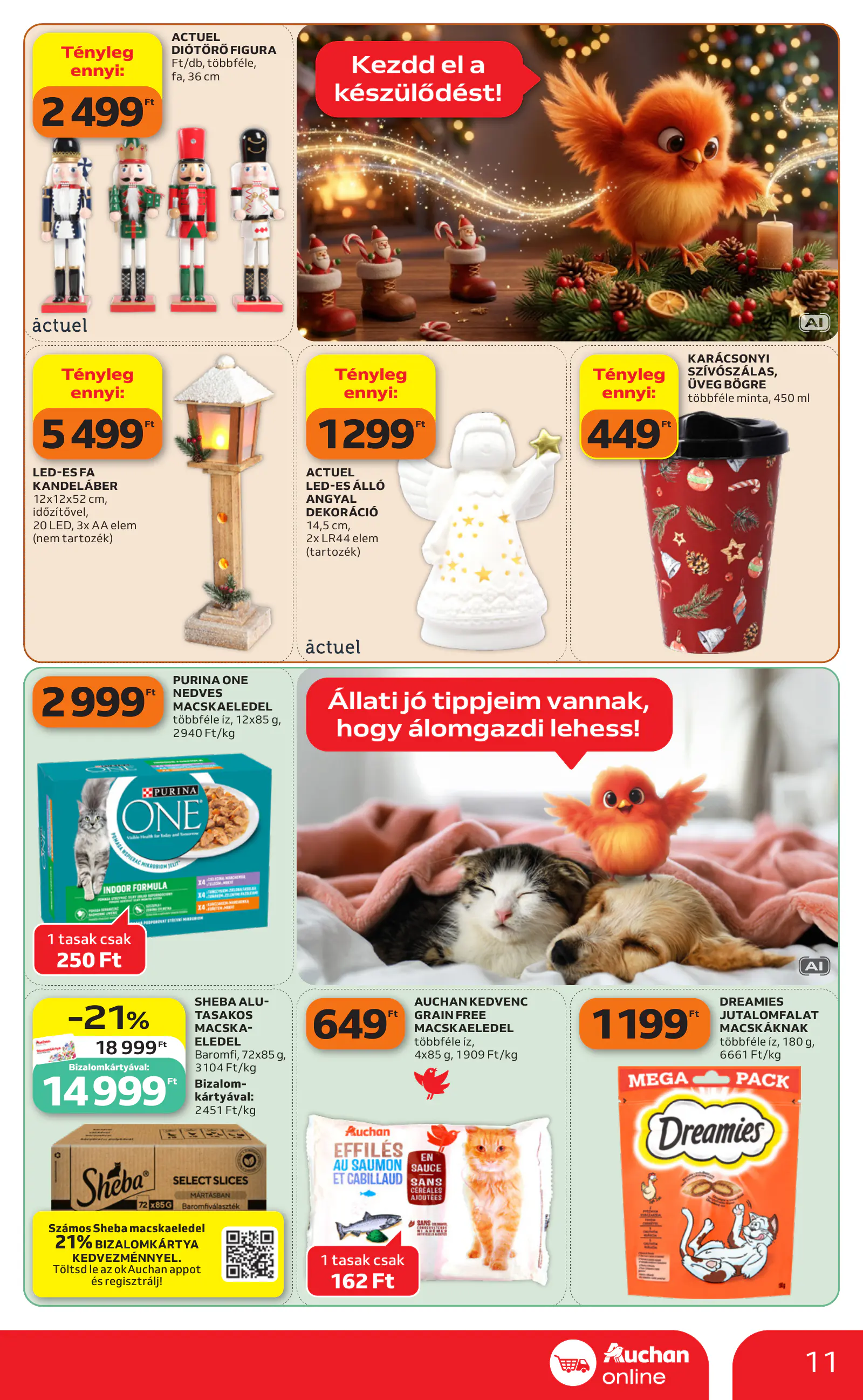Auchan heti Szupermarket ajánlataink, 11. oldal (okt. 29. – nov. 4.)