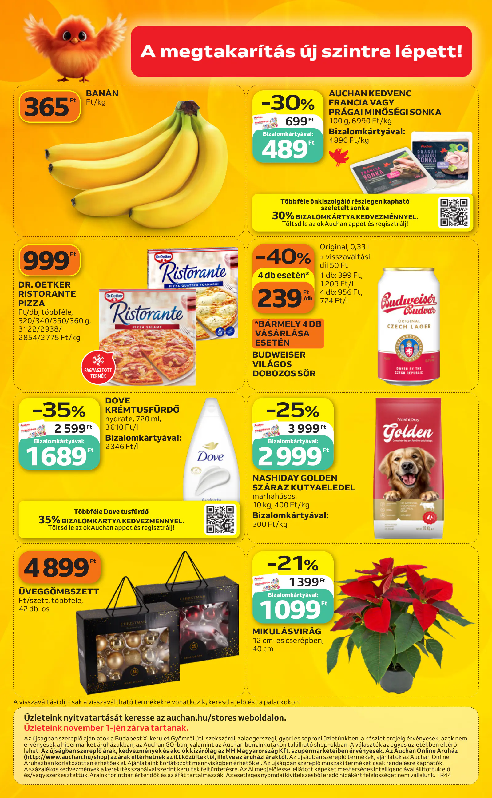 Auchan heti Szupermarket ajánlataink, 12. oldal (okt. 29. – nov. 4.)