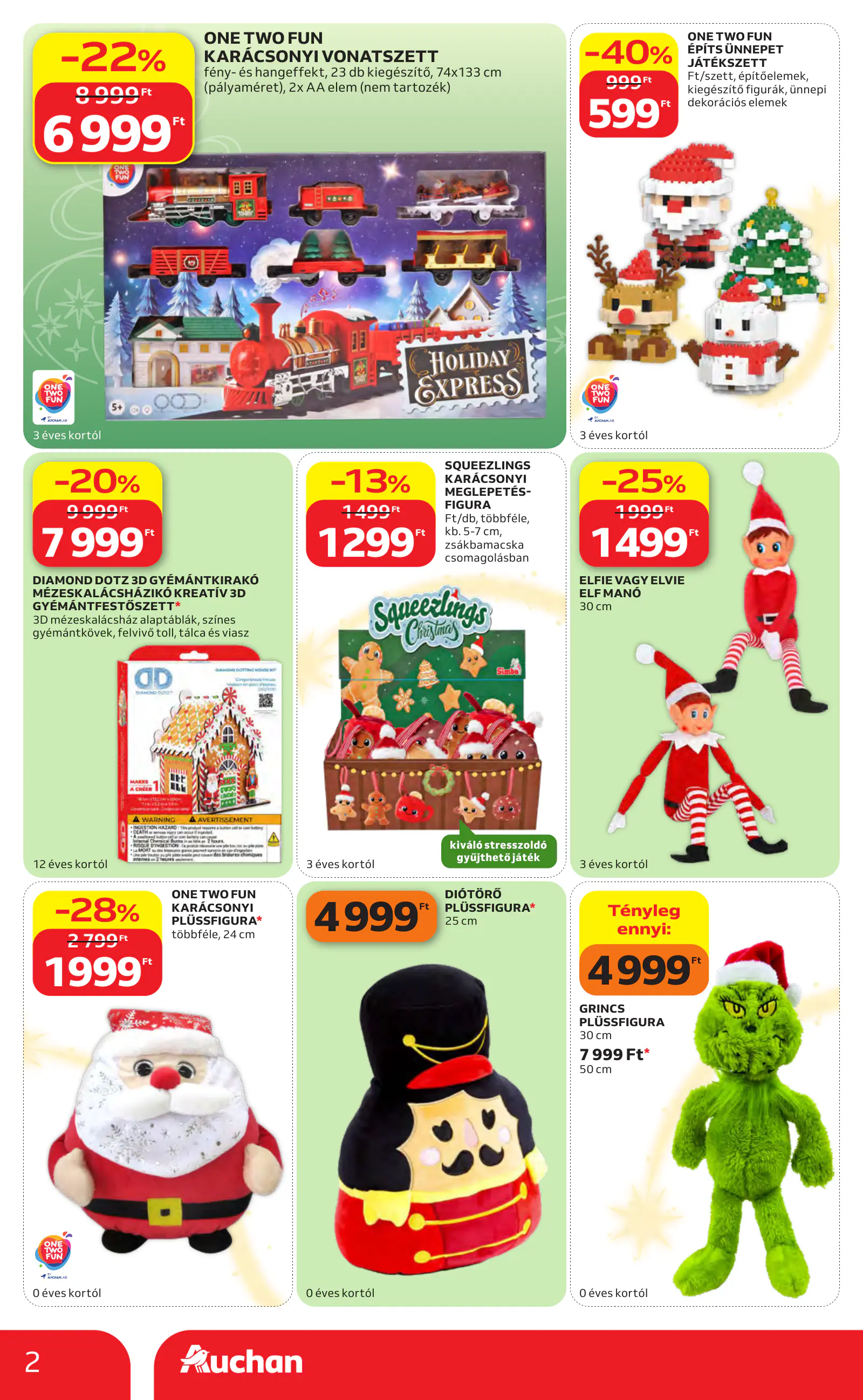 Auchan Karácsonyi ajánlataink, 2. oldal (okt. 22. – nov. 25.)