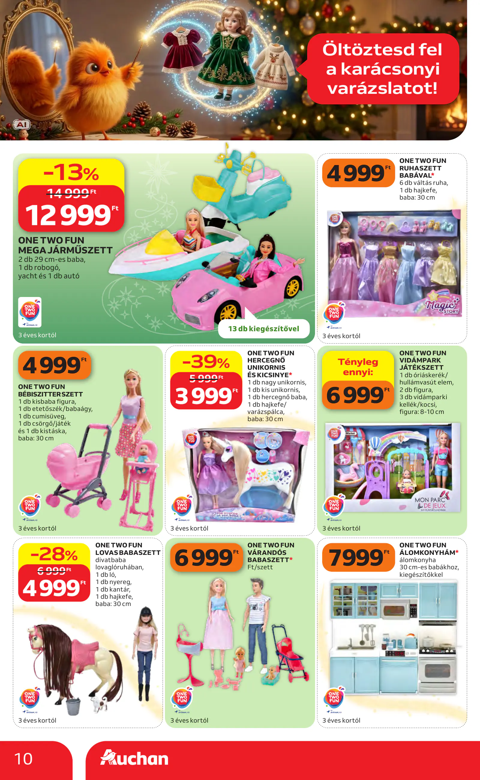 Auchan Karácsonyi ajánlataink, 10. oldal (okt. 22. – nov. 25.)