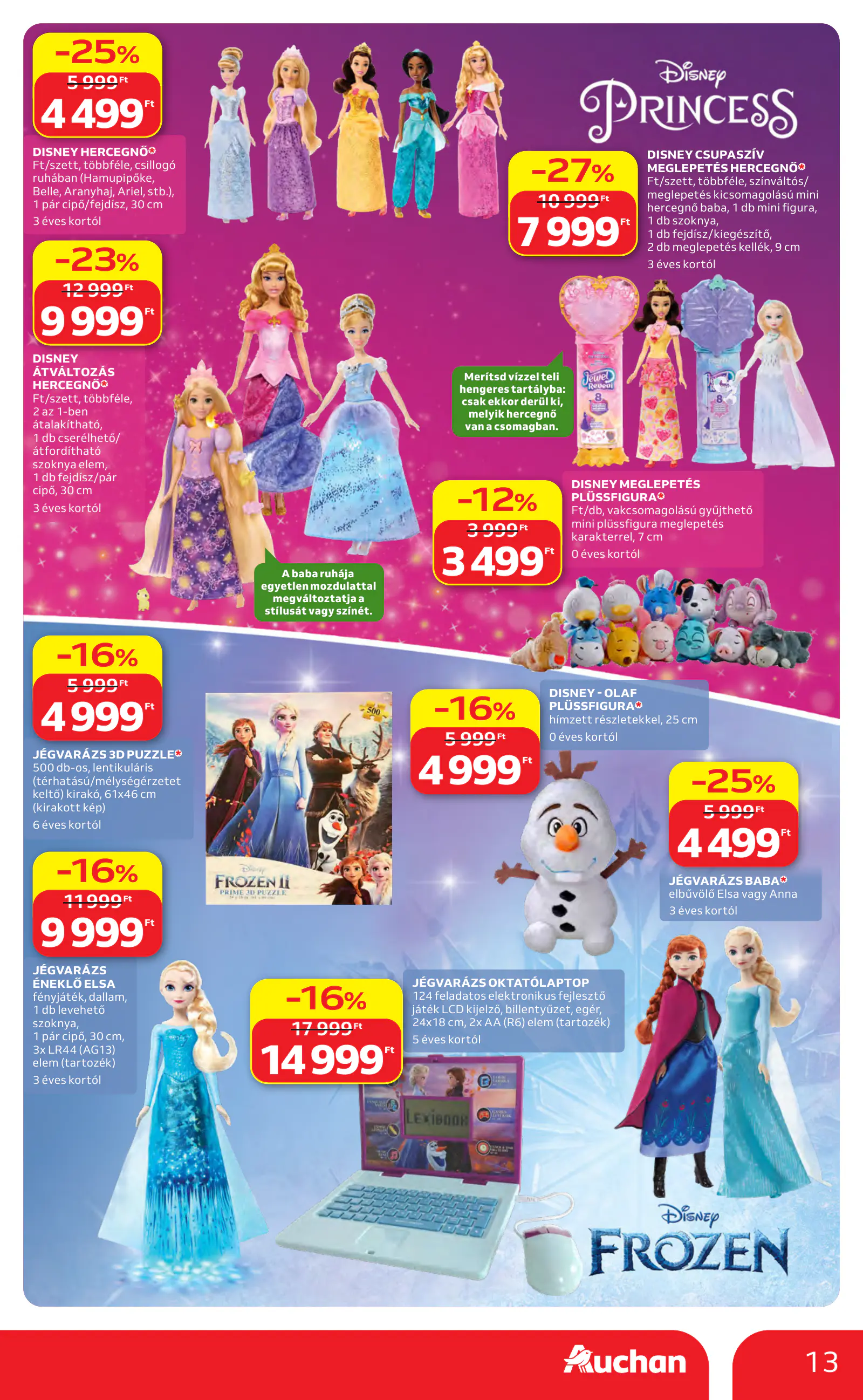 Auchan Karácsonyi ajánlataink, 13. oldal (okt. 22. – nov. 25.)