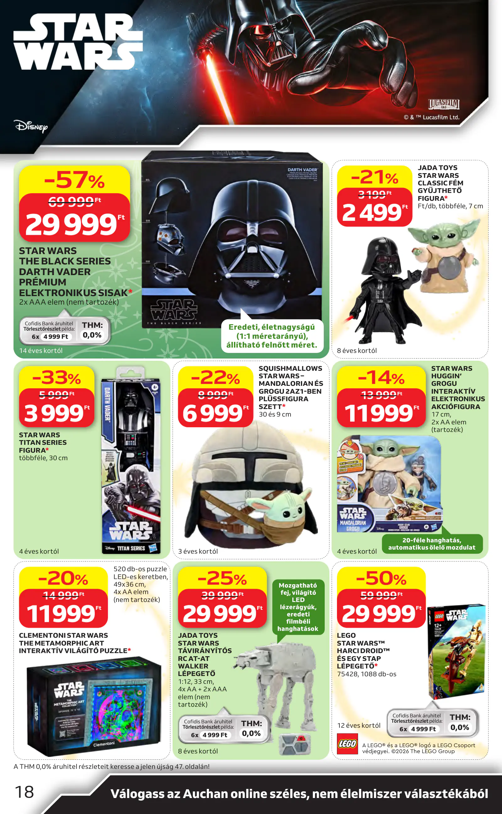Auchan Karácsonyi ajánlataink, 18. oldal (okt. 22. – nov. 25.)