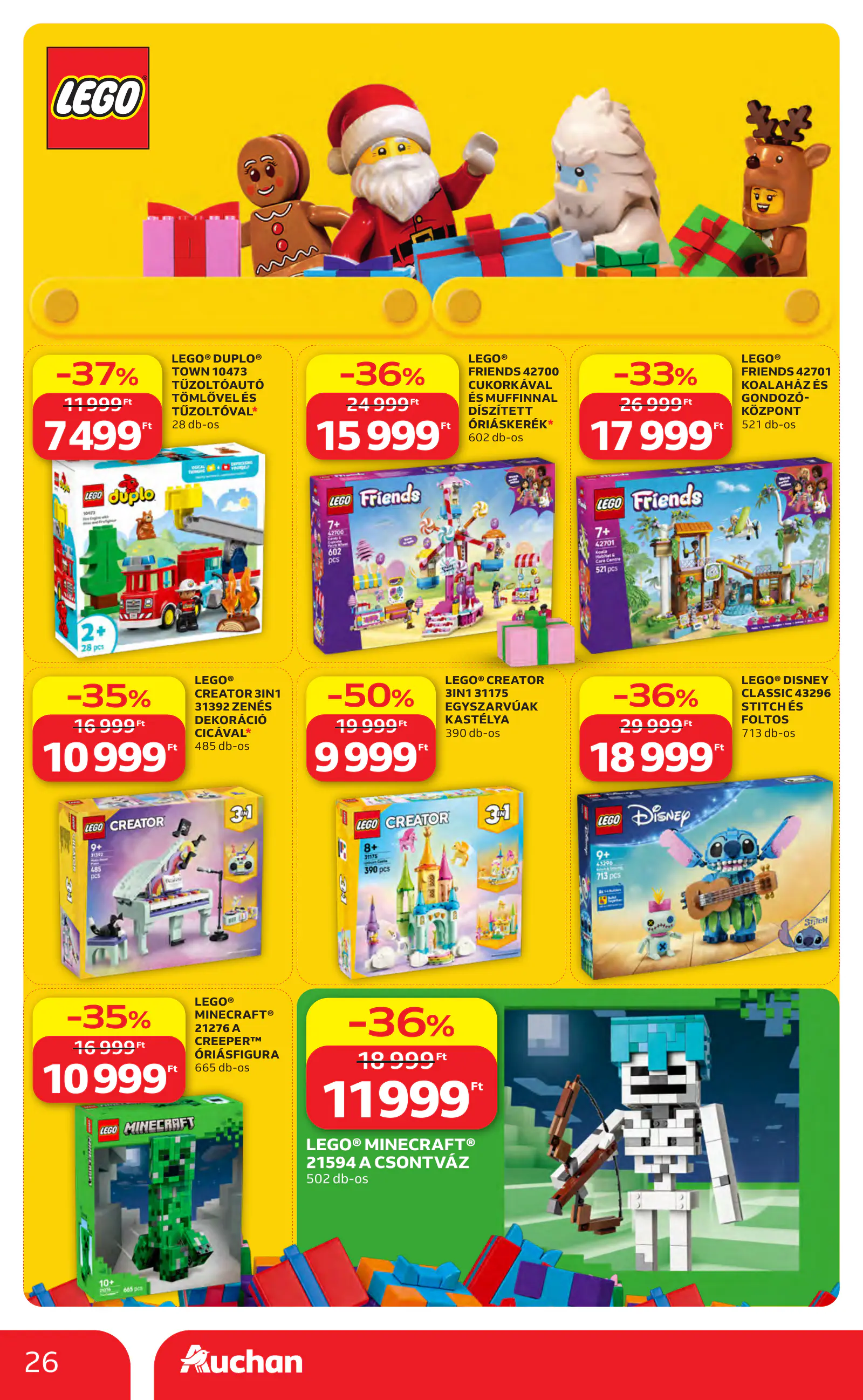 Auchan Karácsonyi ajánlataink, 26. oldal (okt. 22. – nov. 25.)