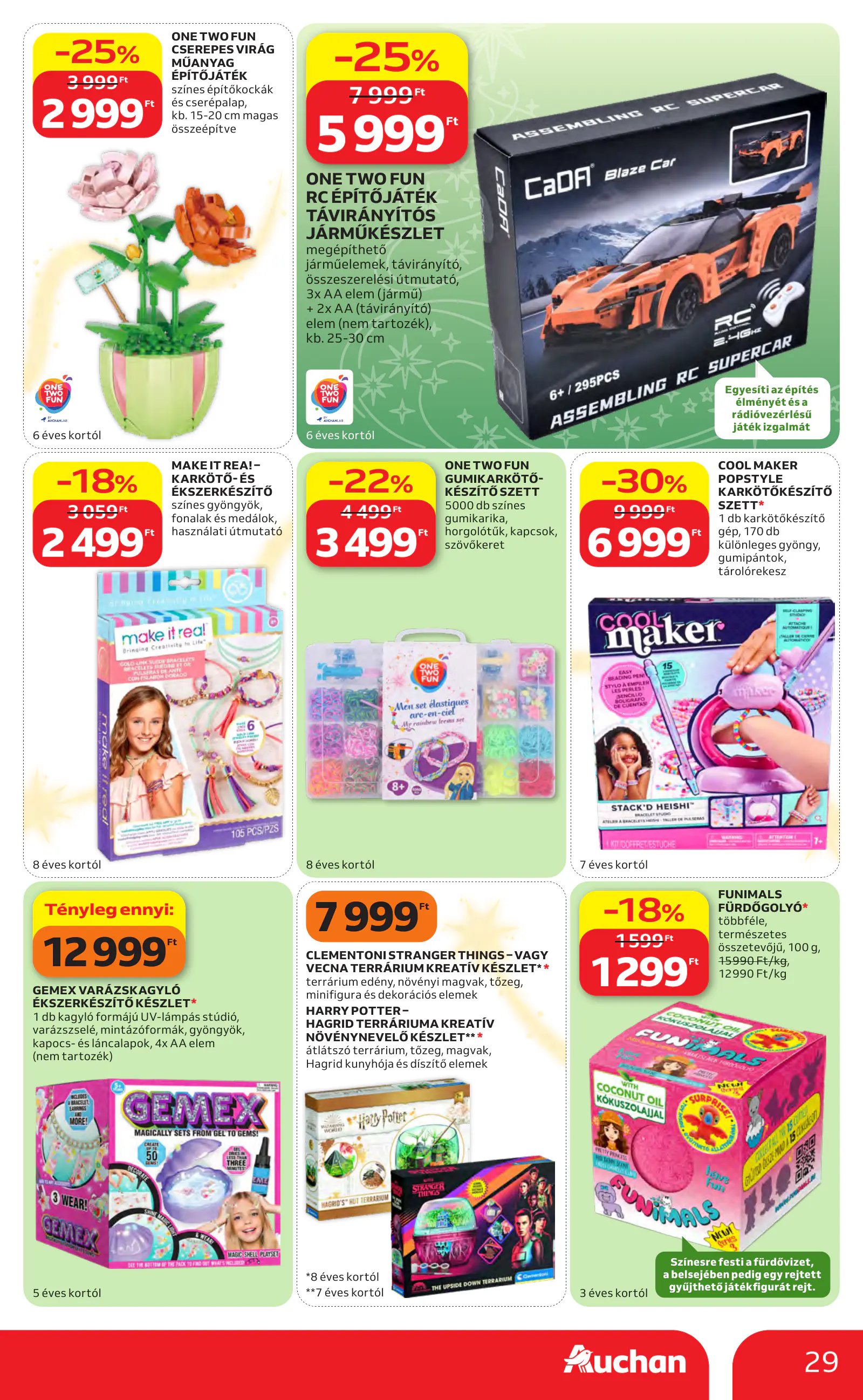Auchan Karácsonyi ajánlataink, 29. oldal (okt. 22. – nov. 25.)
