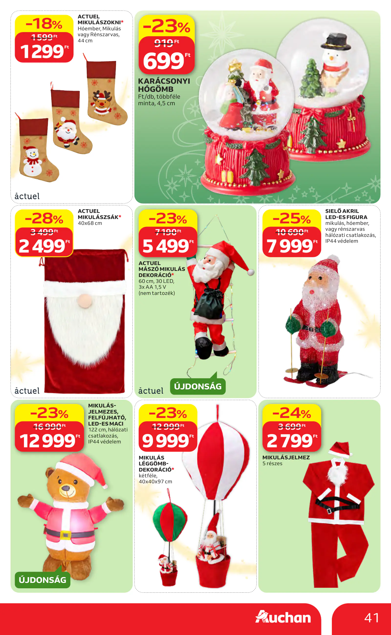 Auchan Karácsonyi ajánlataink, 41. oldal (okt. 22. – nov. 25.)