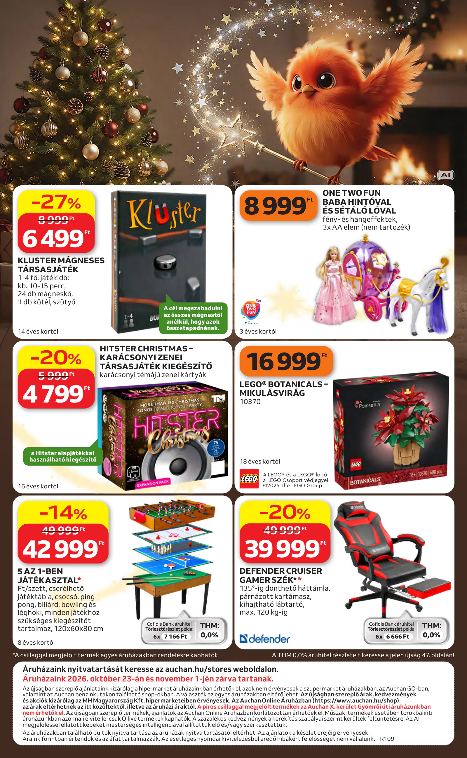 Auchan Karácsonyi ajánlataink, 52. oldal (okt. 22. – nov. 25.)