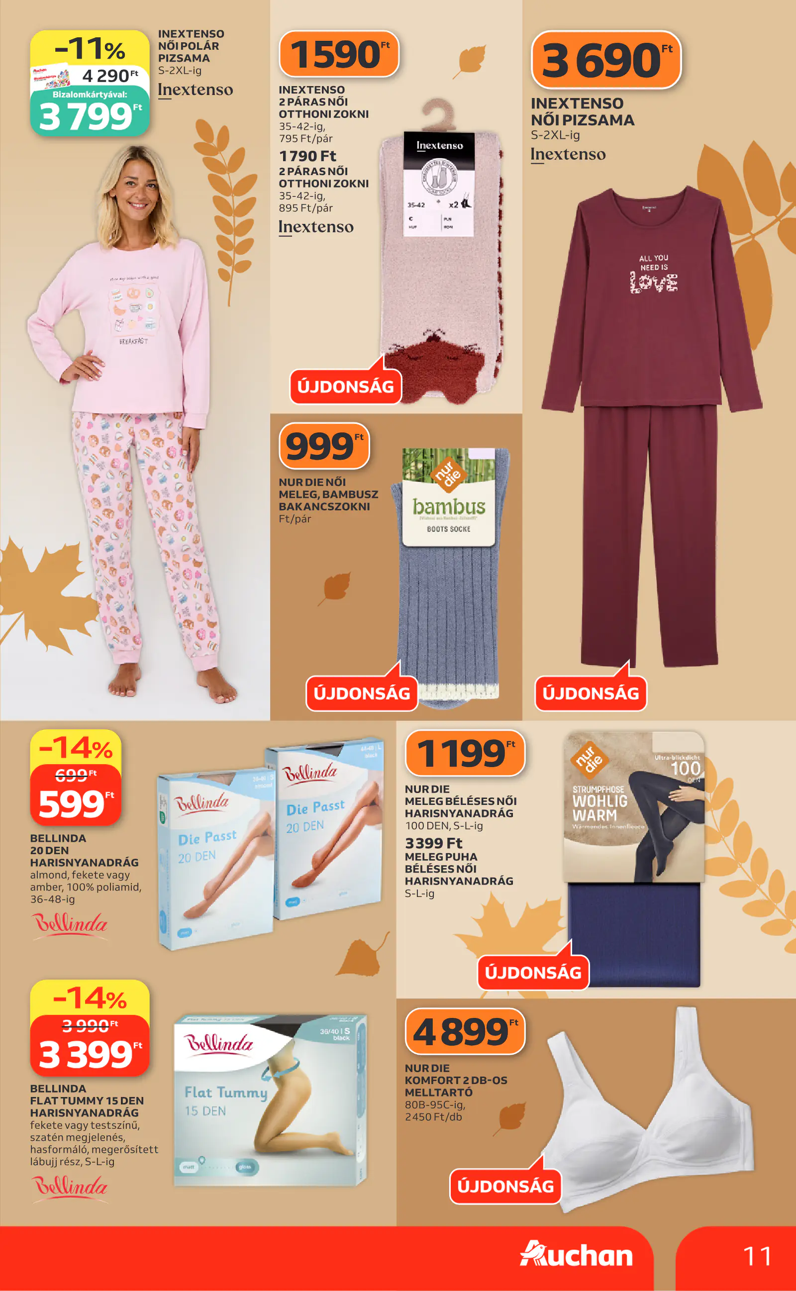 Auchan Őszi ruha ajánlataink, 11. oldal (okt. 1–21.)