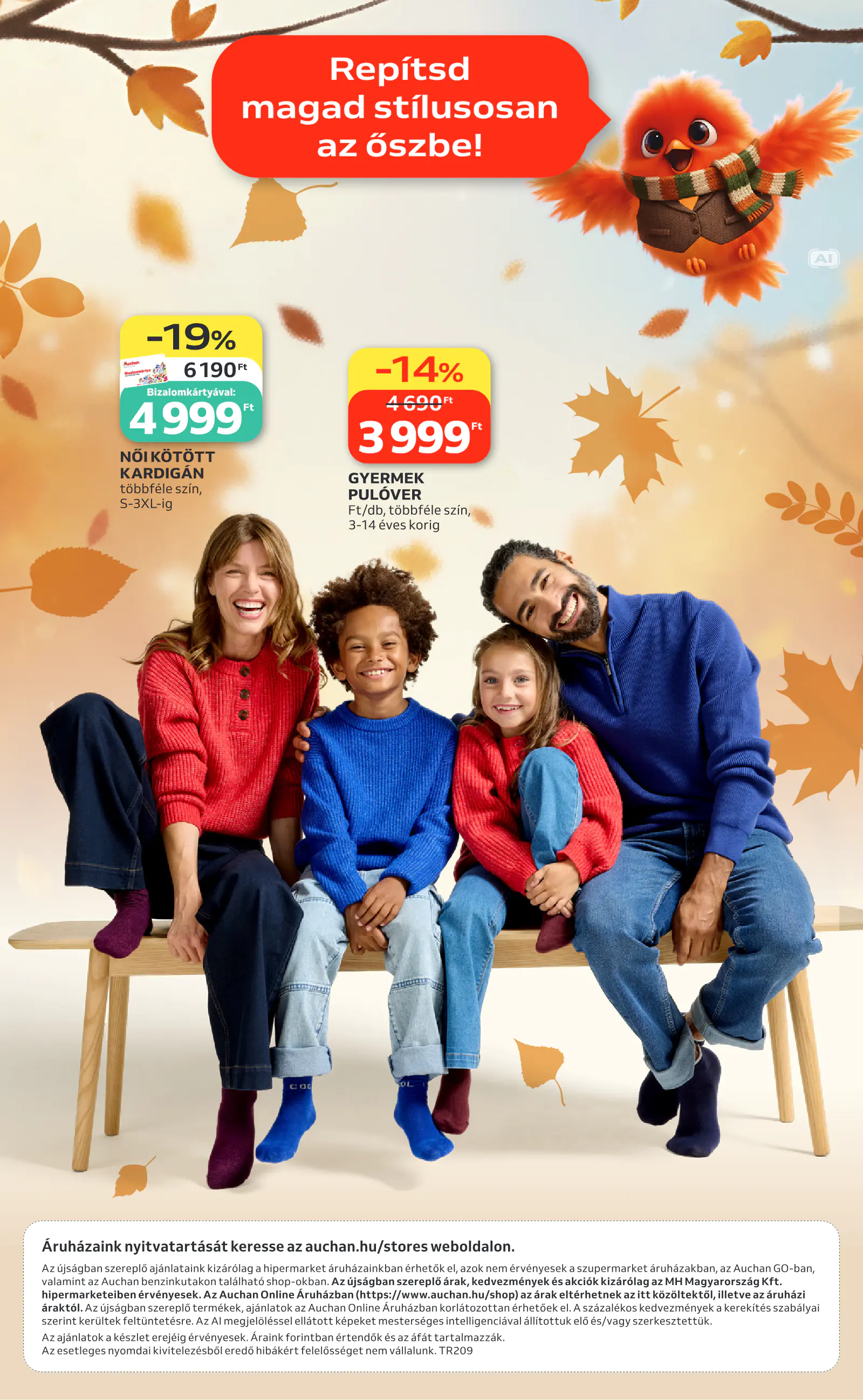 Auchan Őszi ruha ajánlataink, 12. oldal (okt. 1–21.)