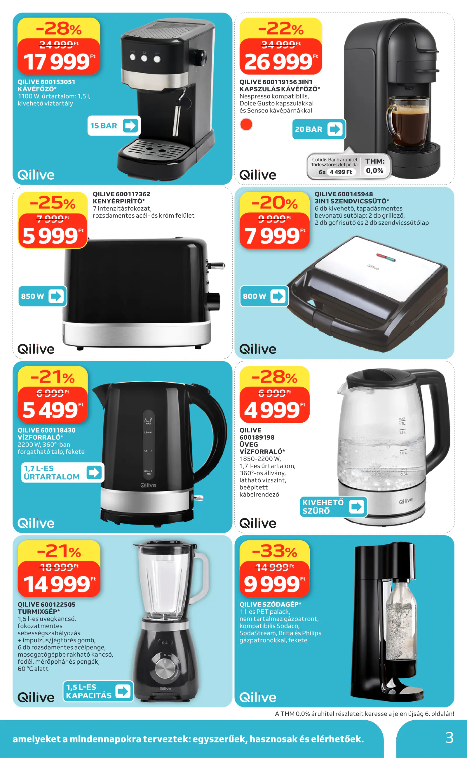 Auchan Qilive ajánlataink, 3. oldal (okt. 8–28.)