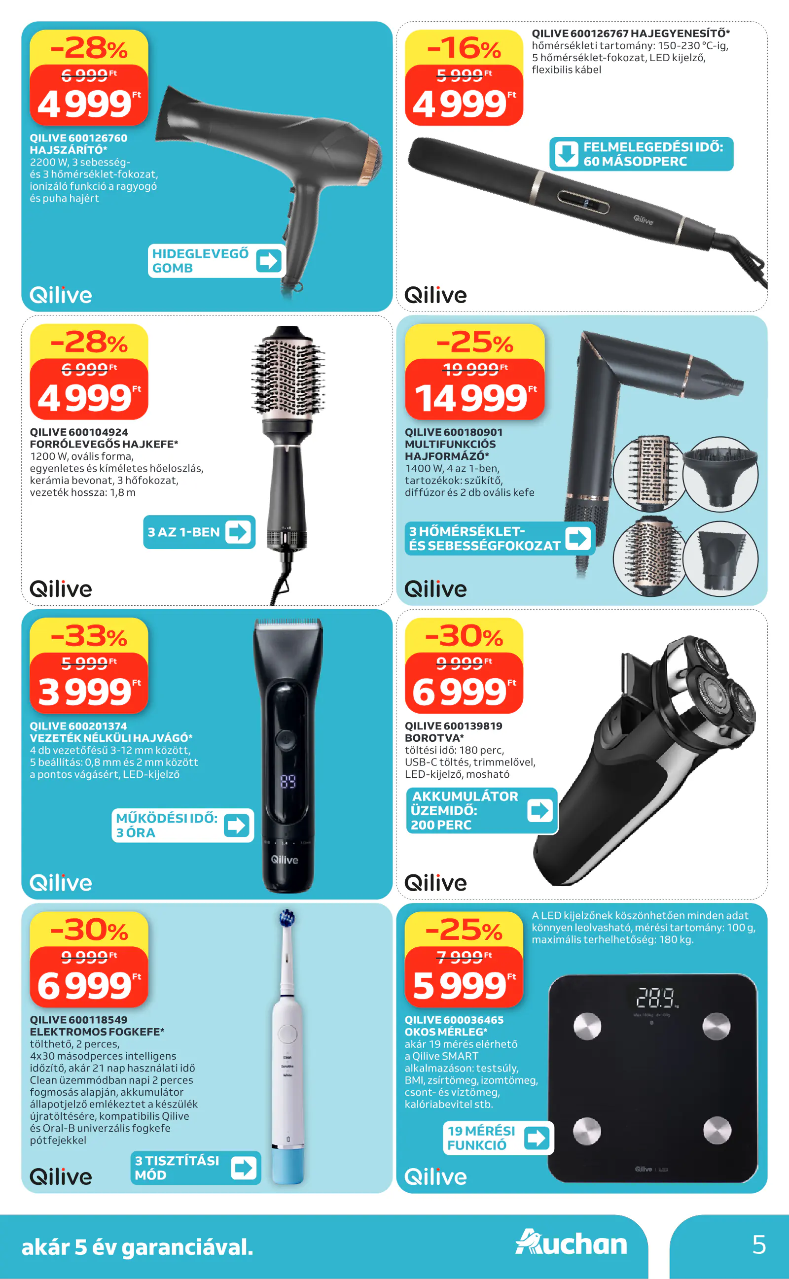 Auchan Qilive ajánlataink, 5. oldal (okt. 8–28.)