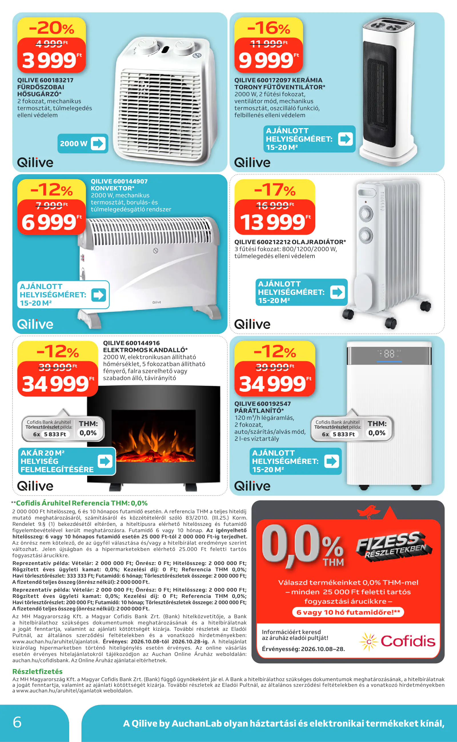 Auchan Qilive ajánlataink, 6. oldal (okt. 8–28.)