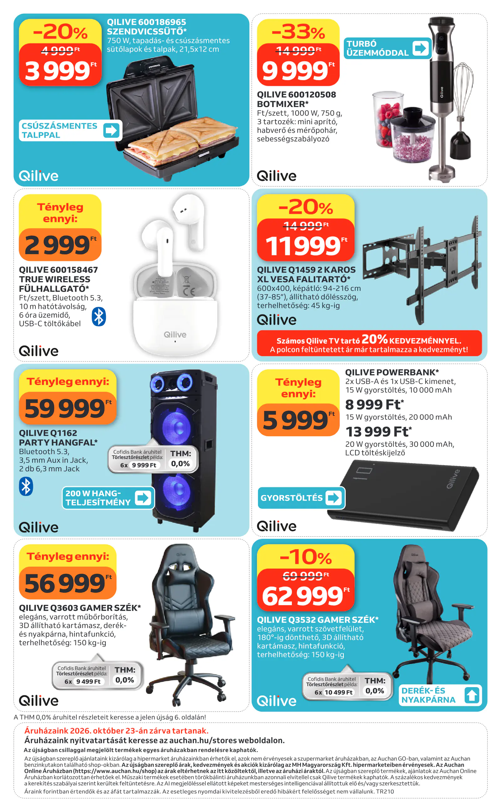 Auchan Qilive ajánlataink, 12. oldal (okt. 8–28.)