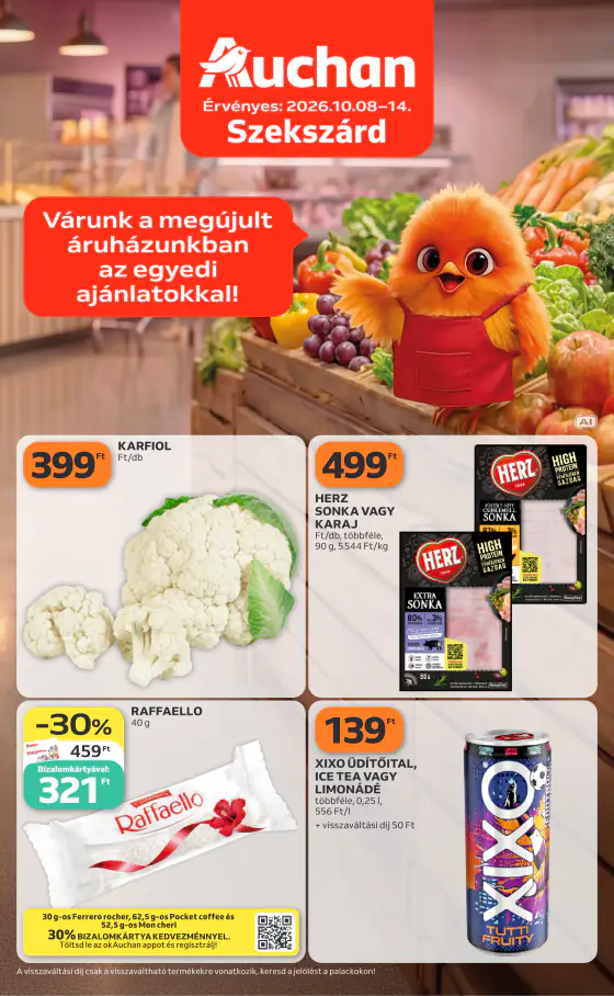 Auchan Szekszárdi ajánlataink – okt. 8–14.