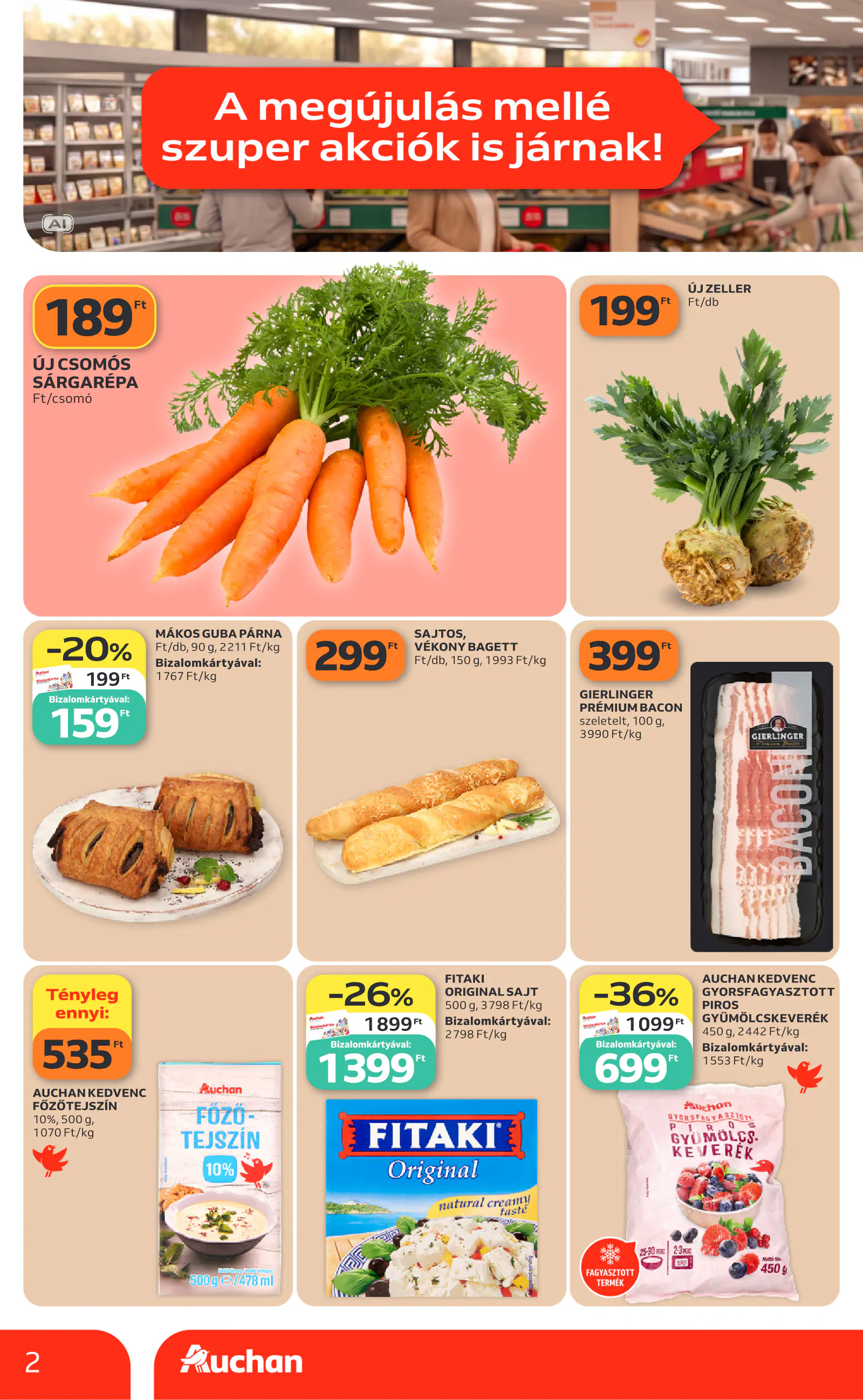 Auchan Szekszárdi ajánlataink, 2. oldal (okt. 8–14.)