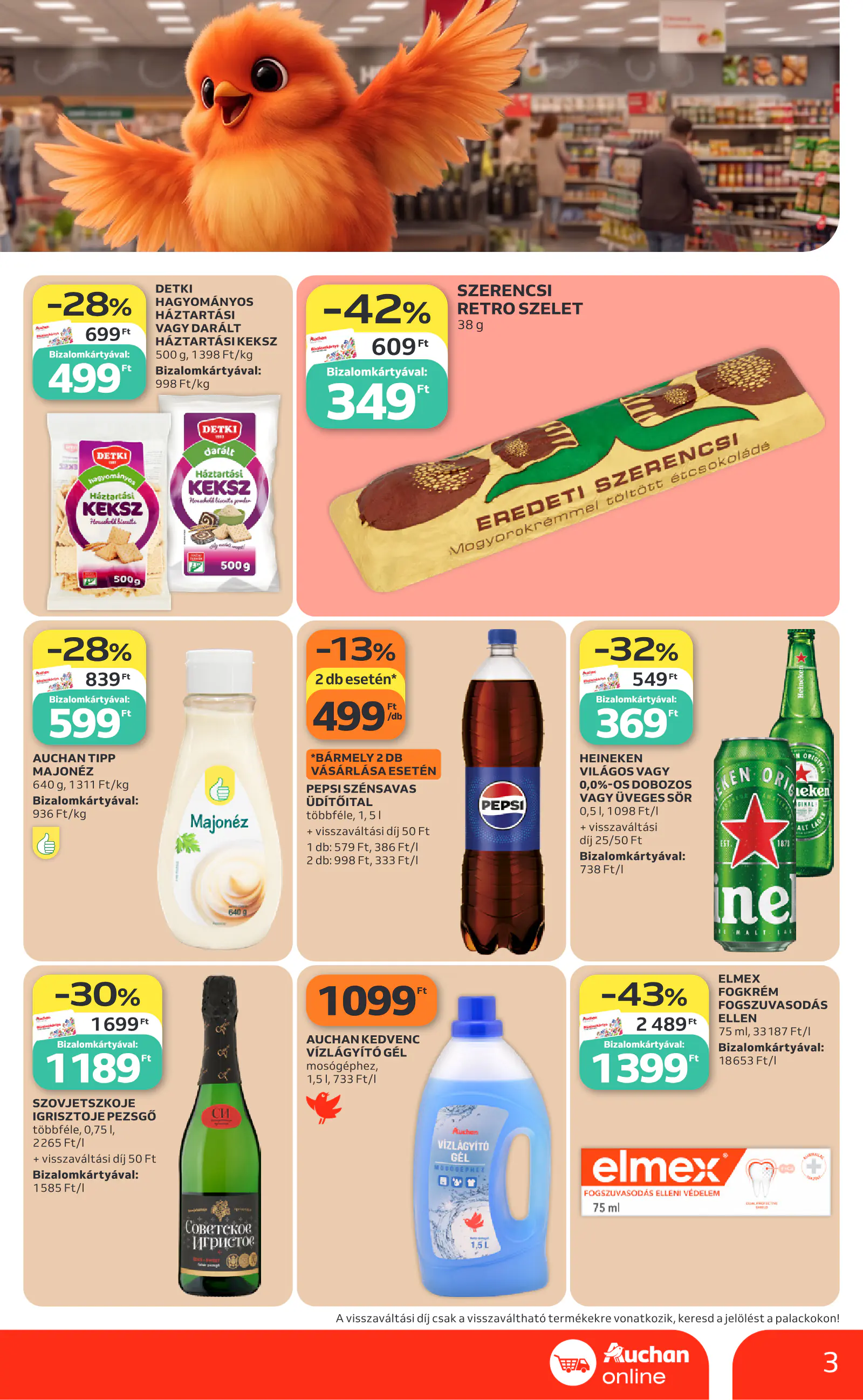 Auchan Szekszárdi ajánlataink, 3. oldal (okt. 8–14.)