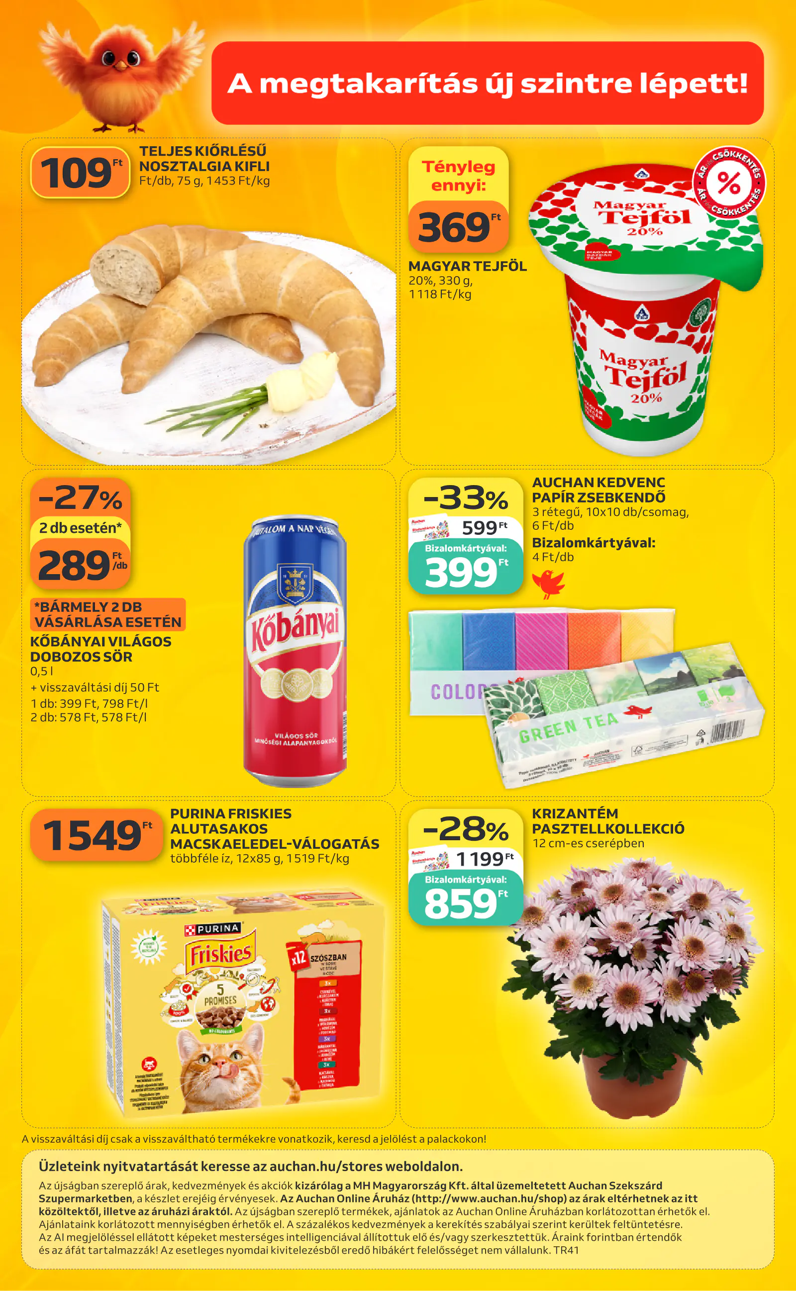 Auchan Szekszárdi ajánlataink, 4. oldal (okt. 8–14.)