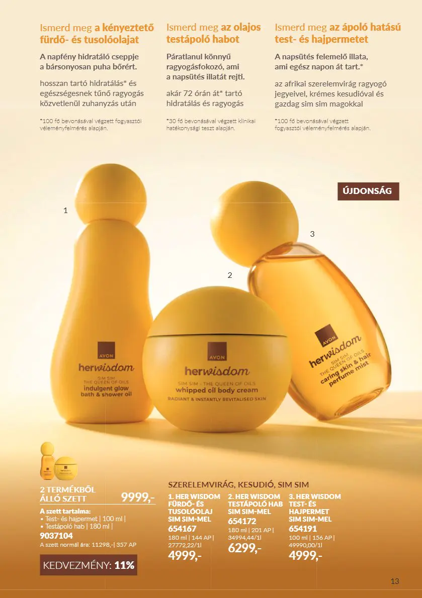 Avon digitális brosúra C10, 13. oldal (okt. 1–31.)