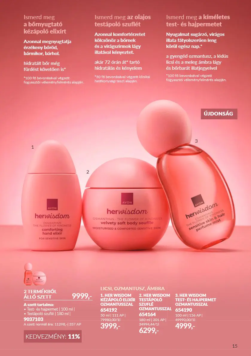Avon digitális brosúra C10, 15. oldal (okt. 1–31.)