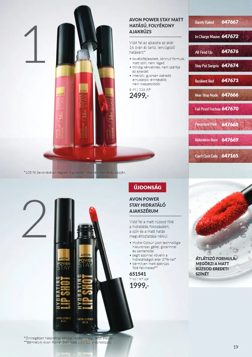 Avon digitális brosúra C10, 19. oldal (okt. 1–31.)