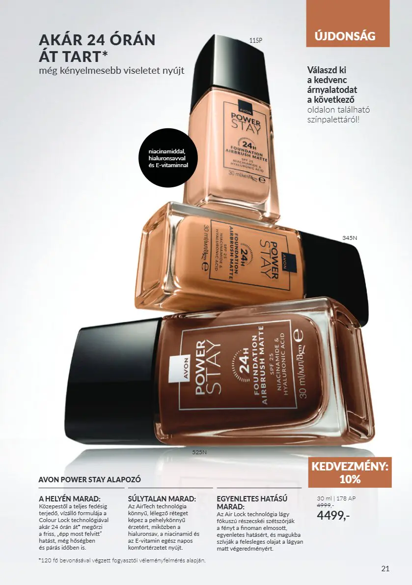 Avon digitális brosúra C10, 21. oldal (okt. 1–31.)