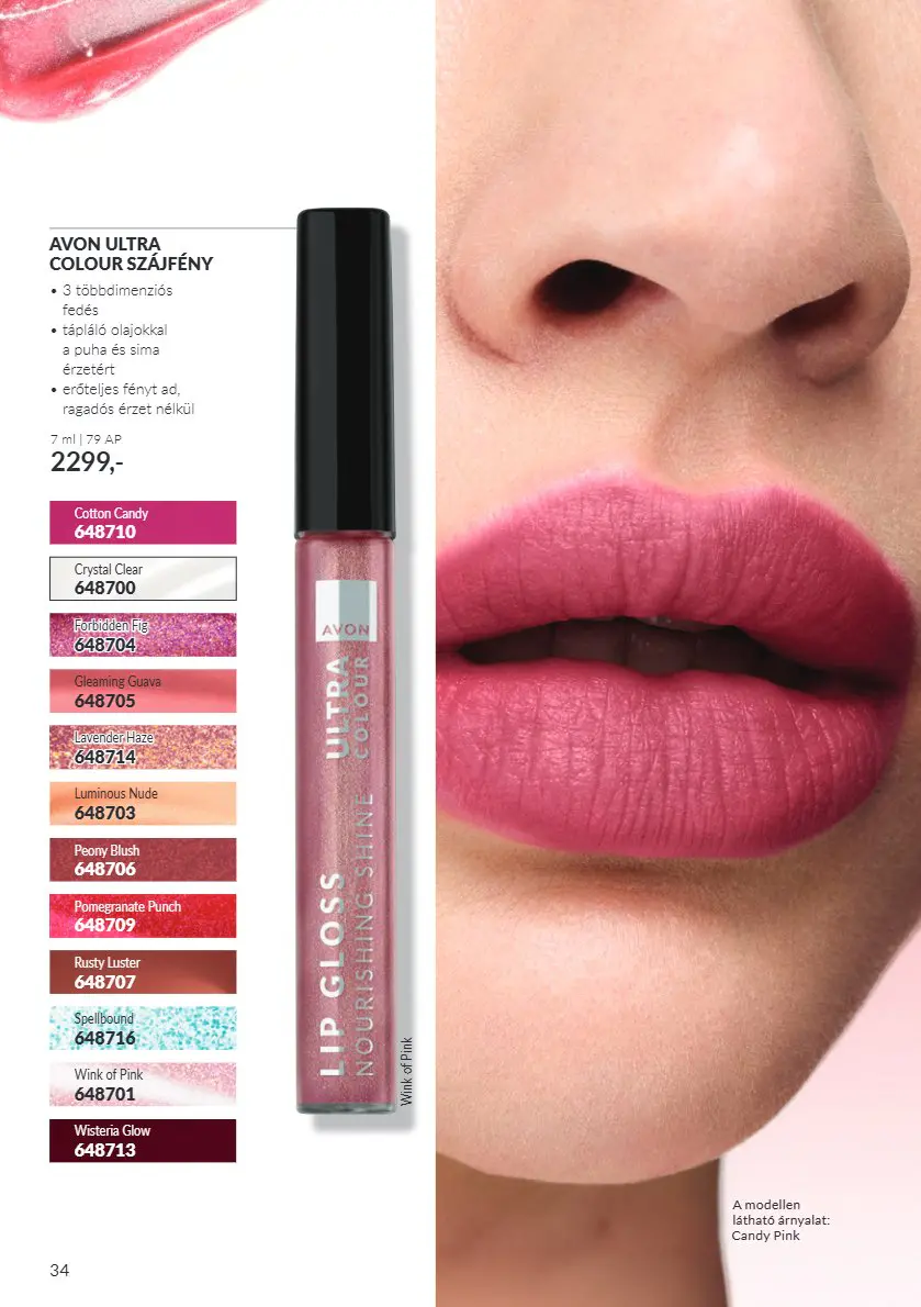 Avon digitális brosúra C10, 34. oldal (okt. 1–31.)