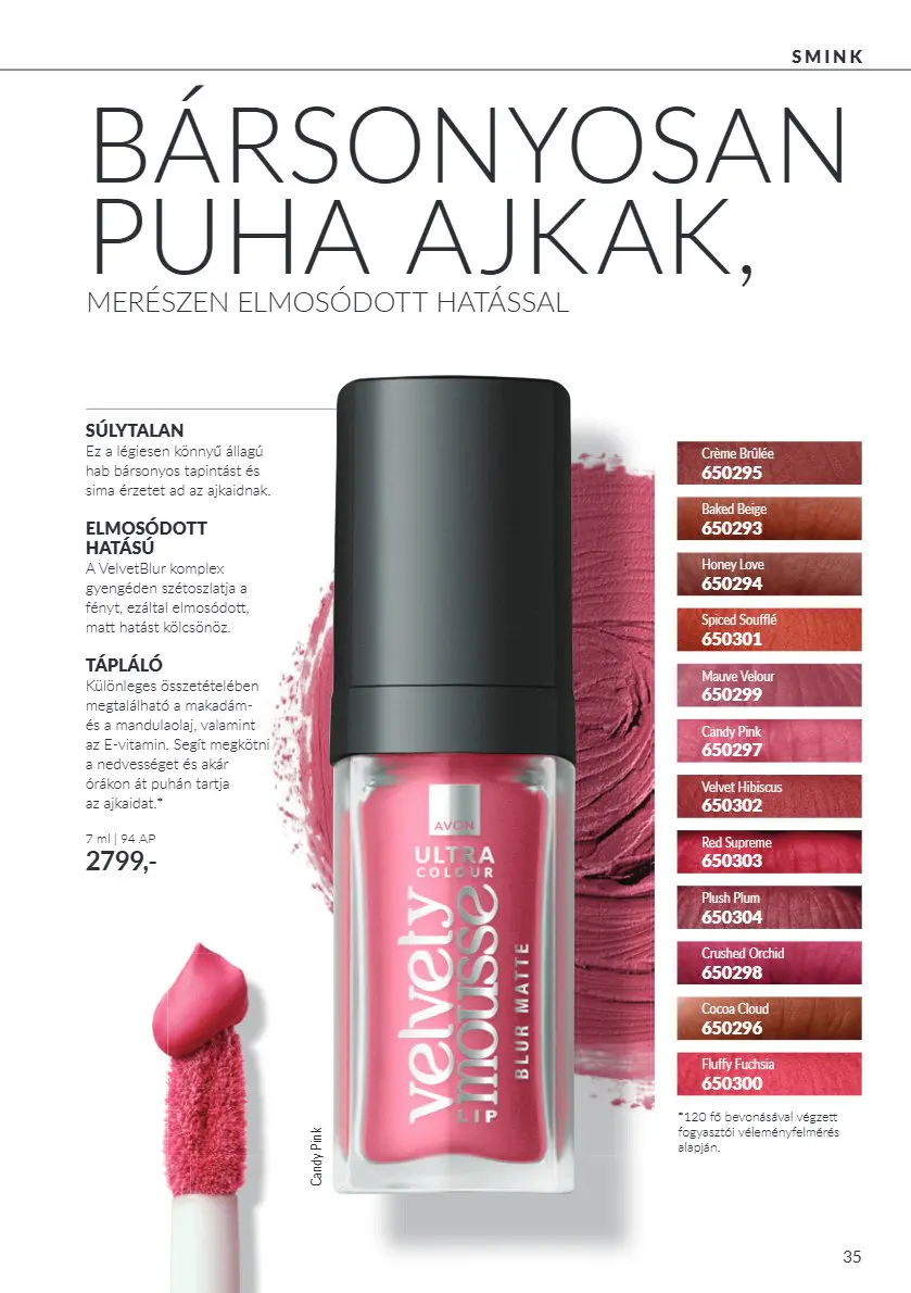 Avon digitális brosúra C10, 35. oldal (okt. 1–31.)