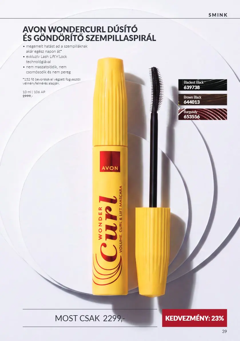 Avon digitális brosúra C10, 39. oldal (okt. 1–31.)