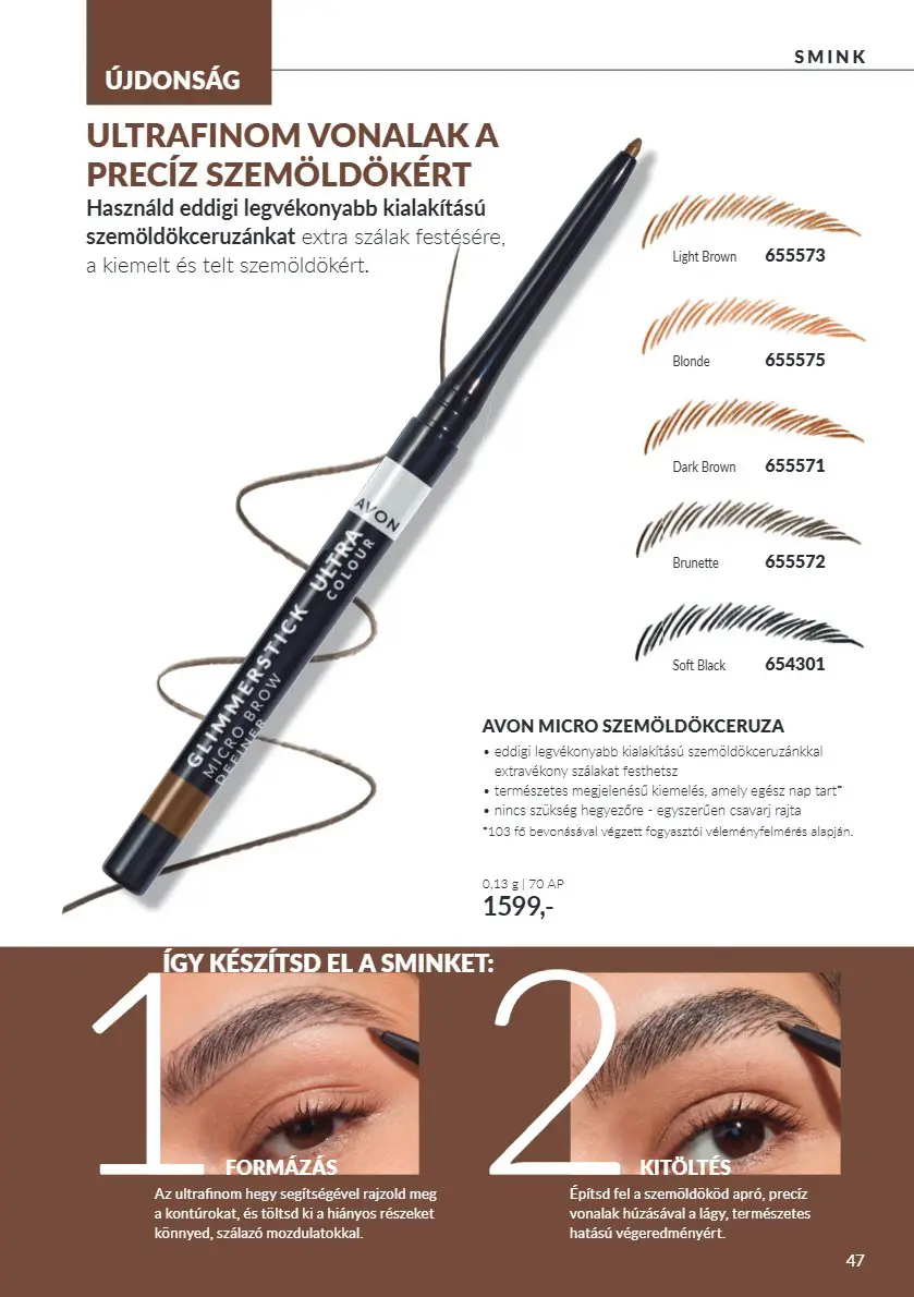 Avon digitális brosúra C10, 47. oldal (okt. 1–31.)