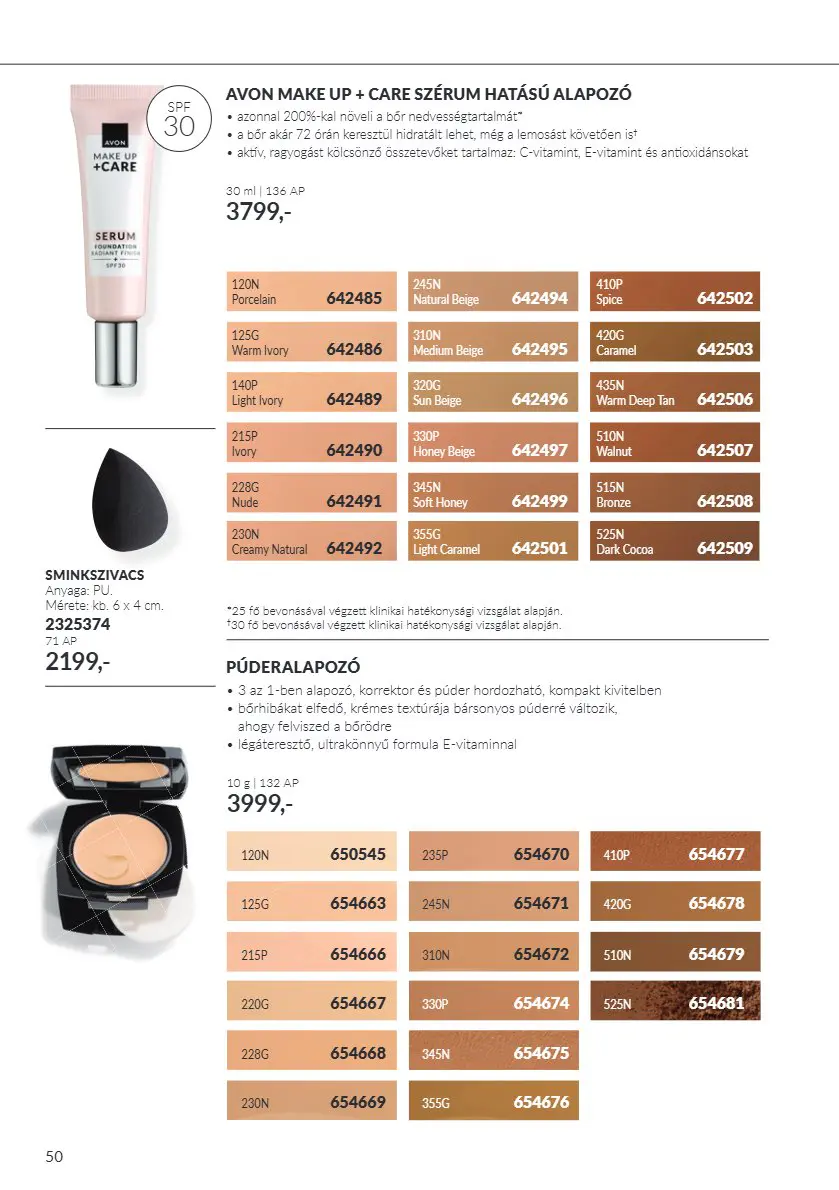 Avon digitális brosúra C10, 50. oldal (okt. 1–31.)