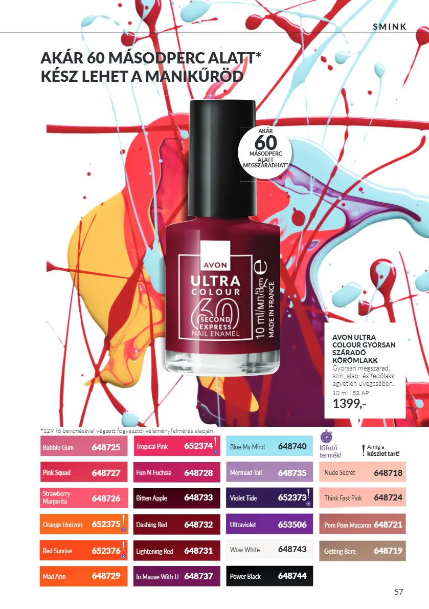 Avon digitális brosúra C10, 57. oldal (okt. 1–31.)