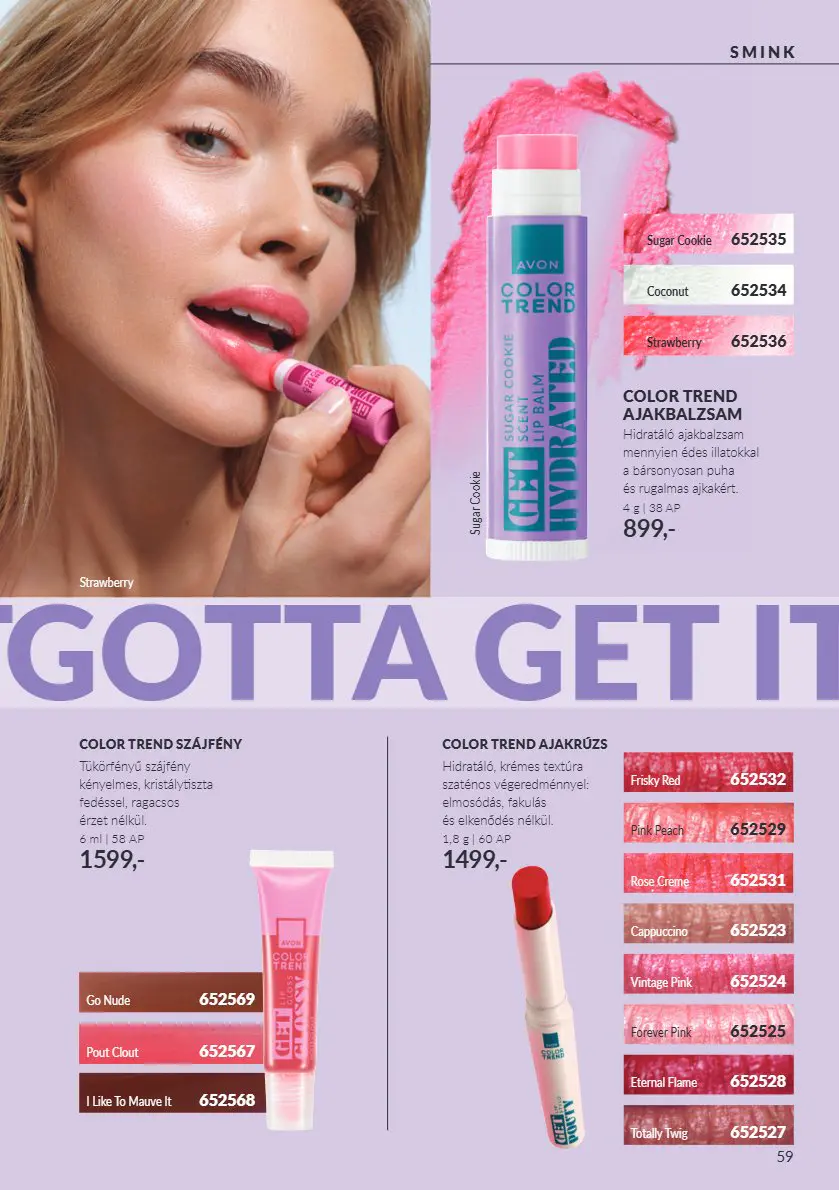 Avon digitális brosúra C10, 59. oldal (okt. 1–31.)