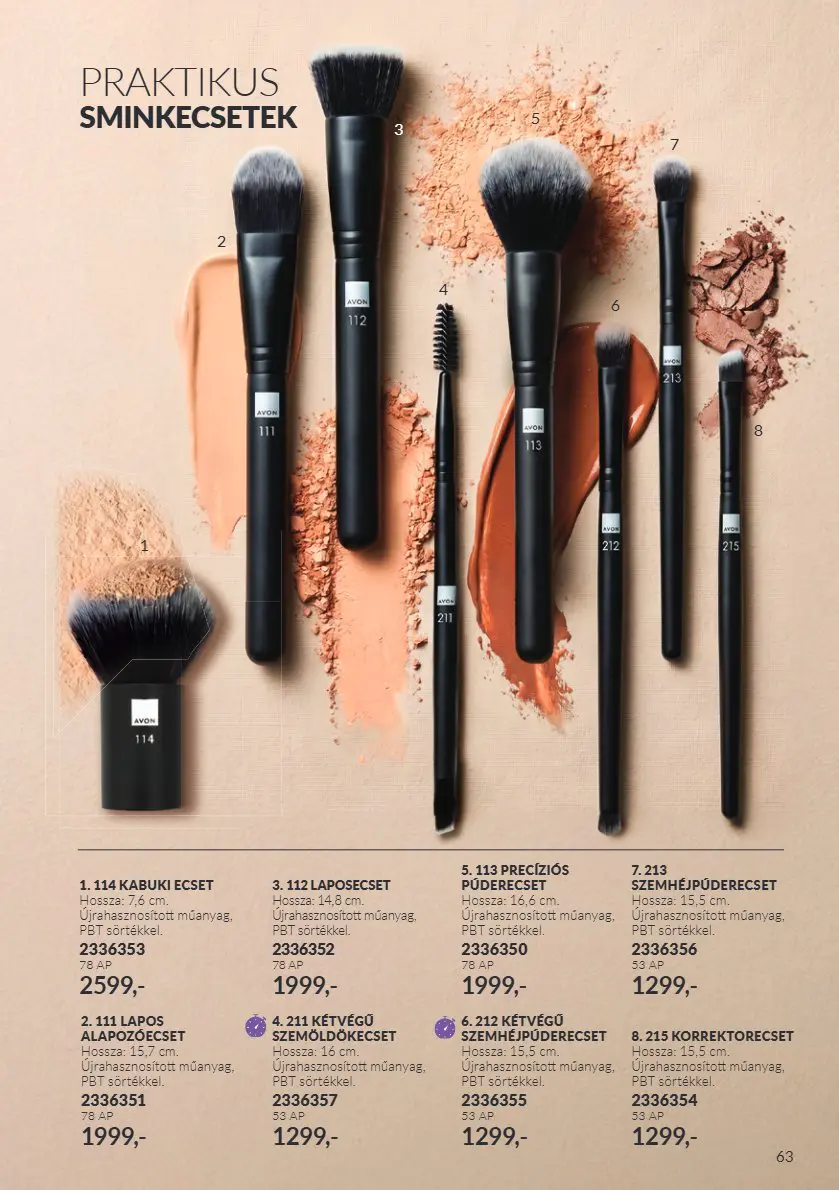Avon digitális brosúra C10, 63. oldal (okt. 1–31.)
