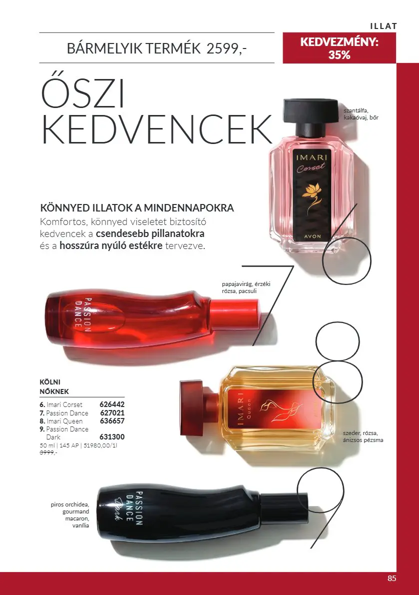 Avon digitális brosúra C10, 85. oldal (okt. 1–31.)