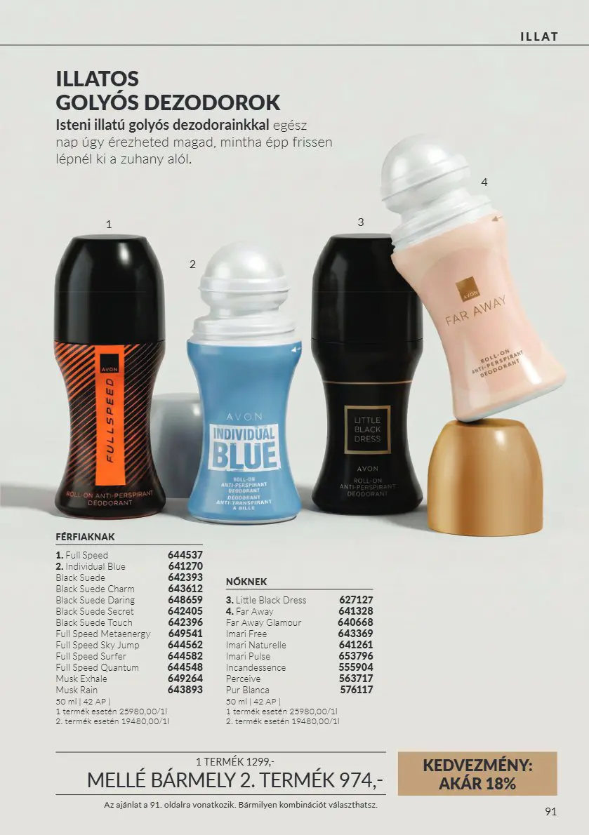 Avon digitális brosúra C10, 91. oldal (okt. 1–31.)