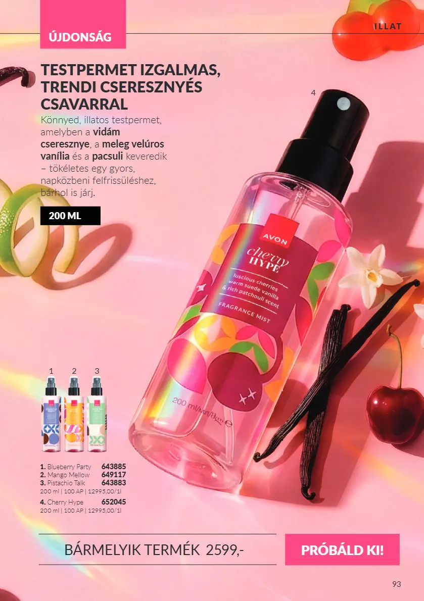 Avon digitális brosúra C10, 93. oldal (okt. 1–31.)