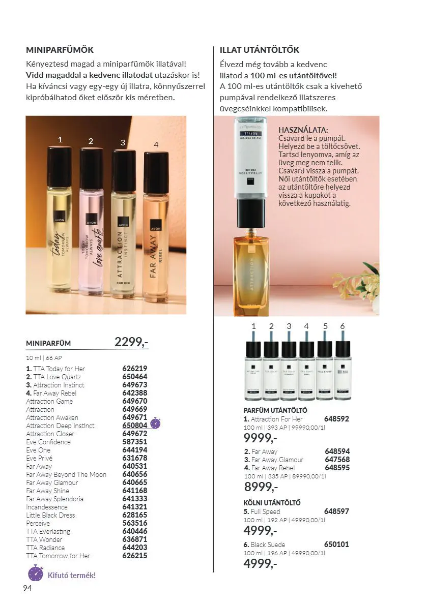 Avon digitális brosúra C10, 94. oldal (okt. 1–31.)